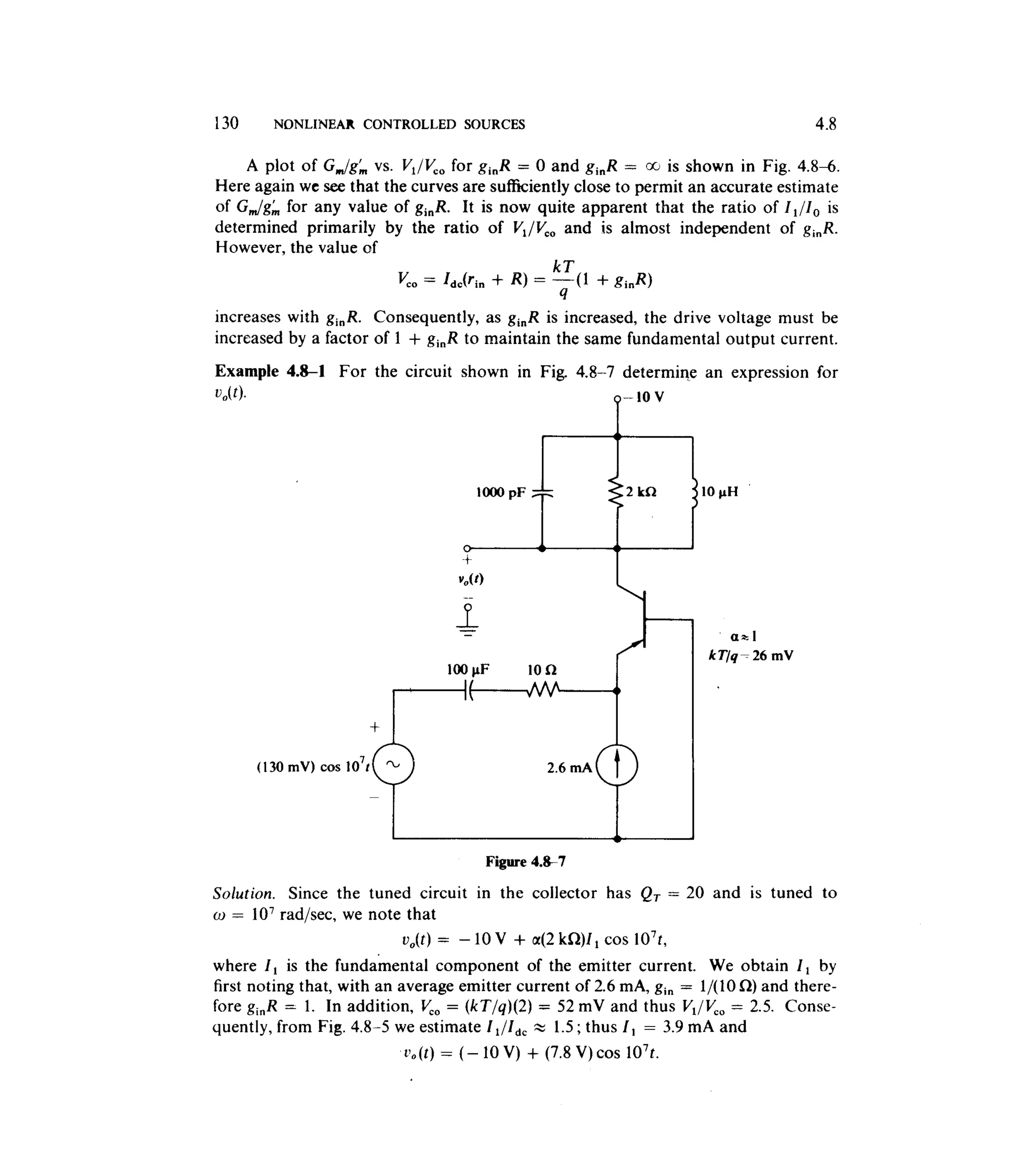 Communications circuits of clarke & hess
