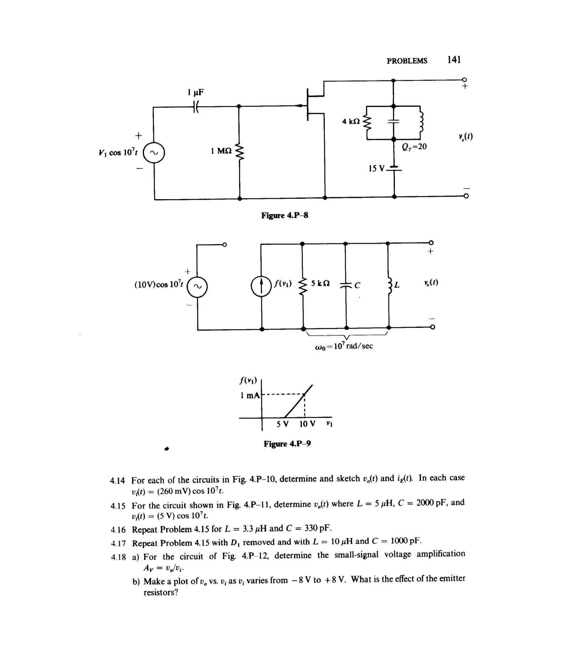 Communications circuits of clarke & hess