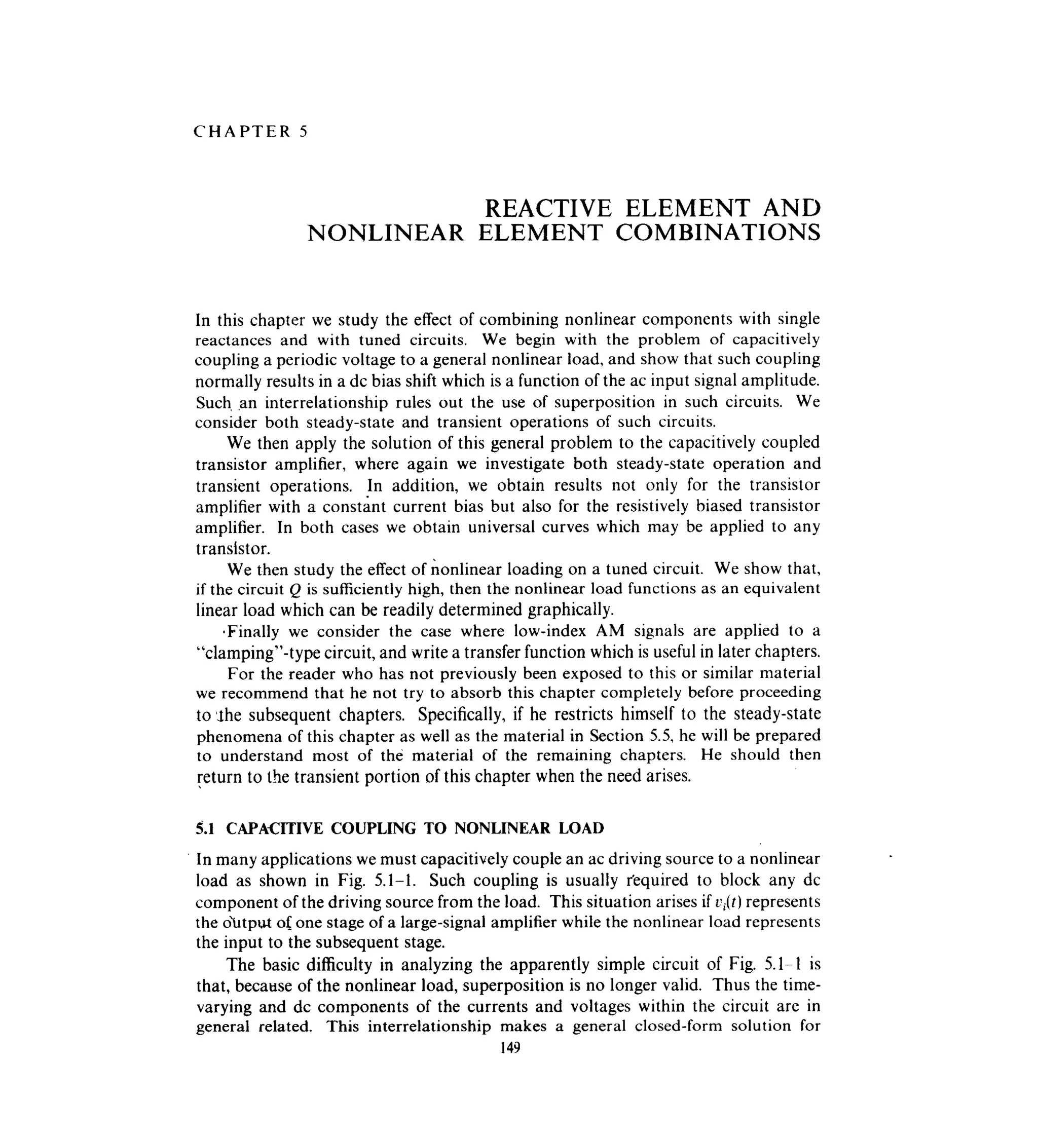 Communications circuits of clarke & hess