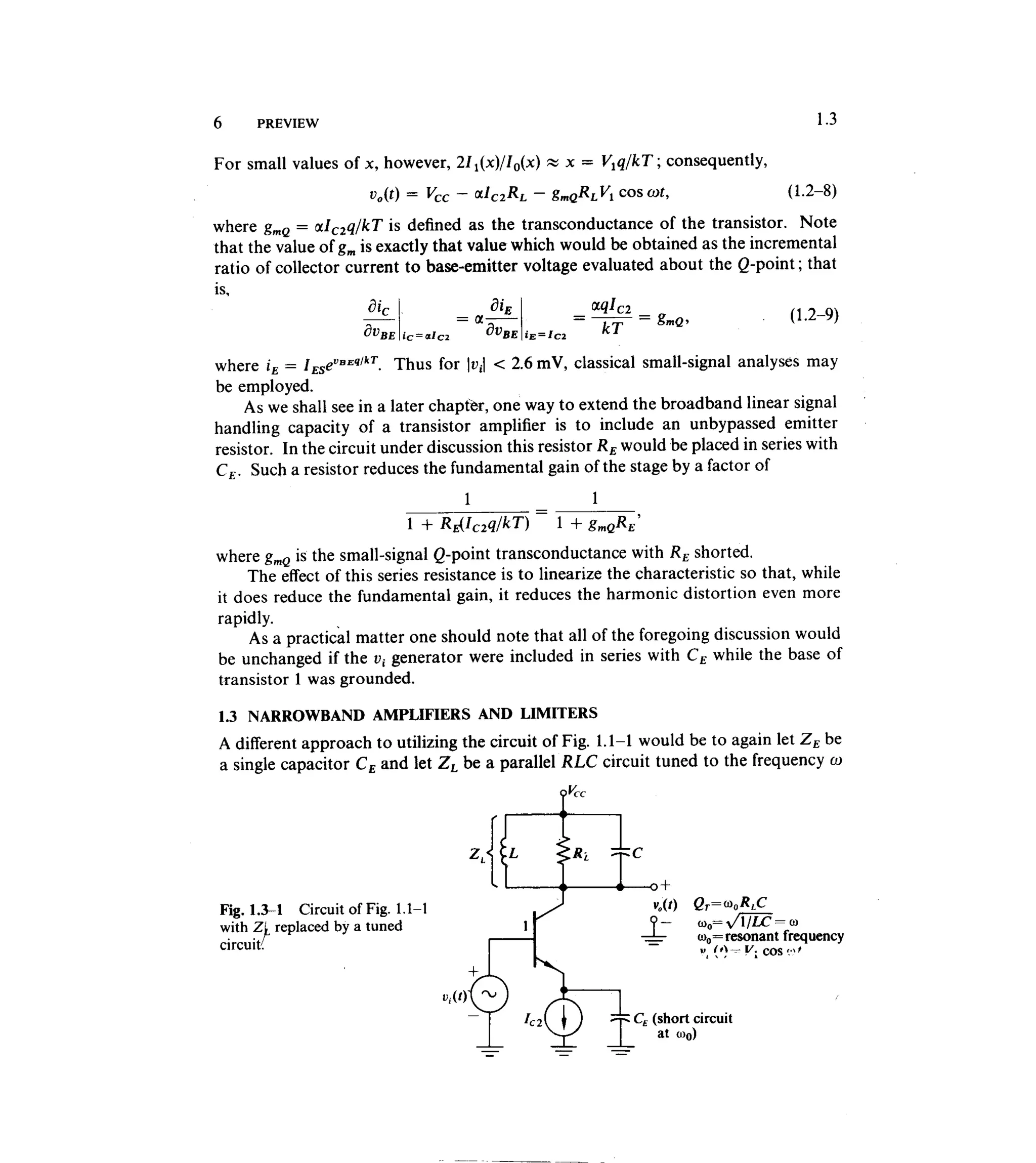 Communications circuits of clarke & hess