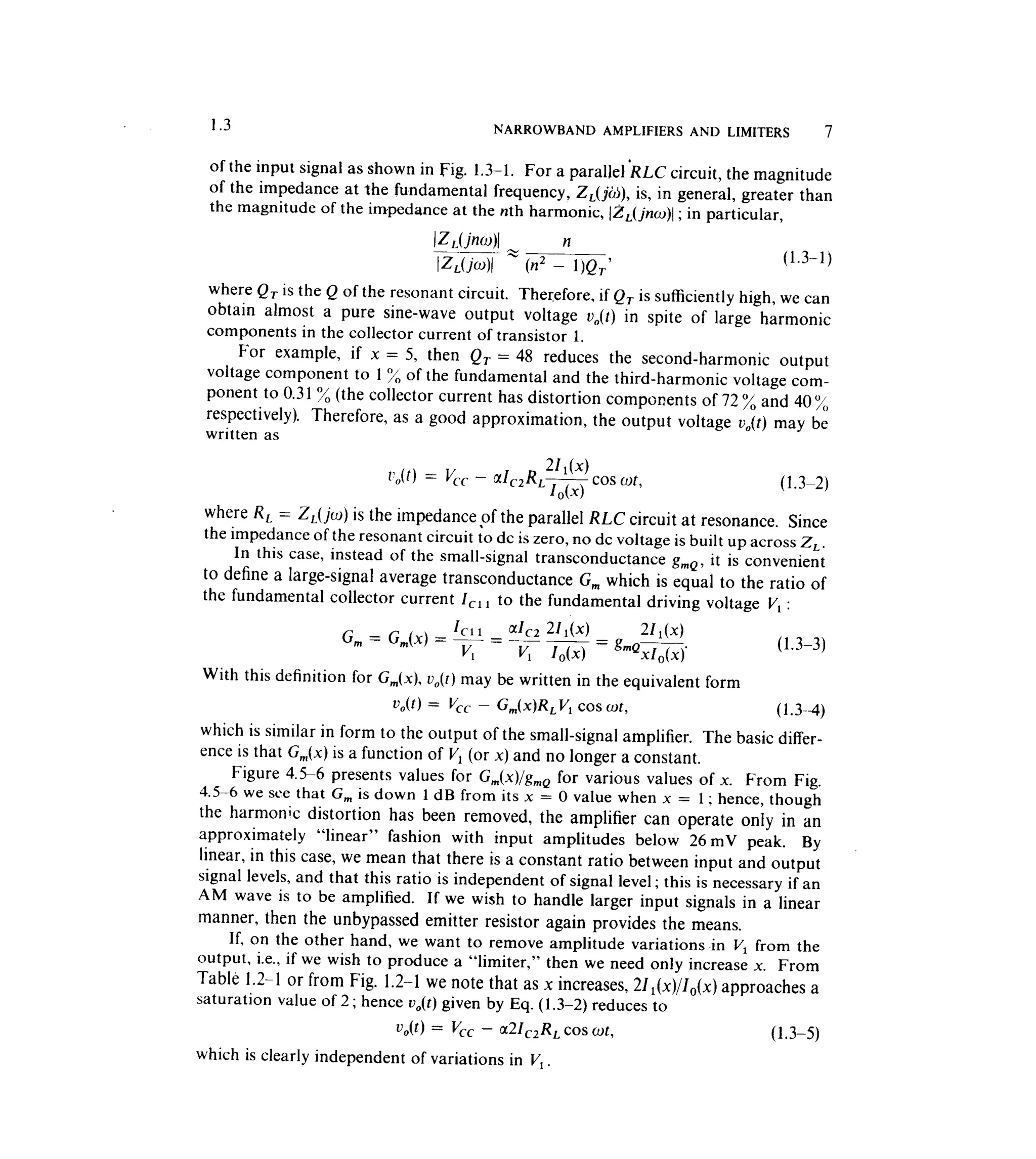 Communications circuits of clarke & hess