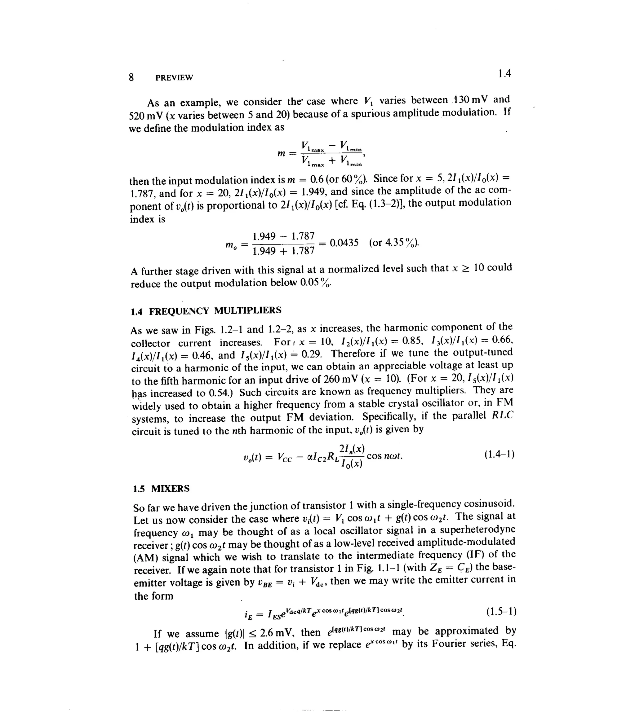 Communications circuits of clarke & hess