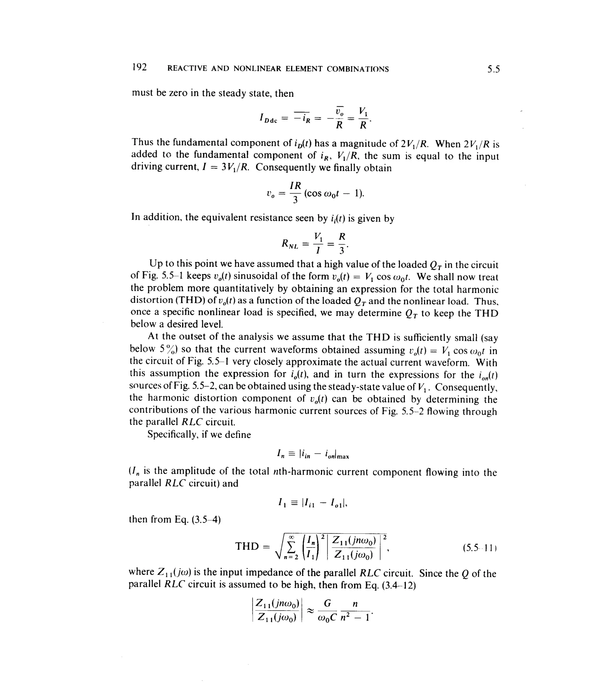 Communications circuits of clarke & hess