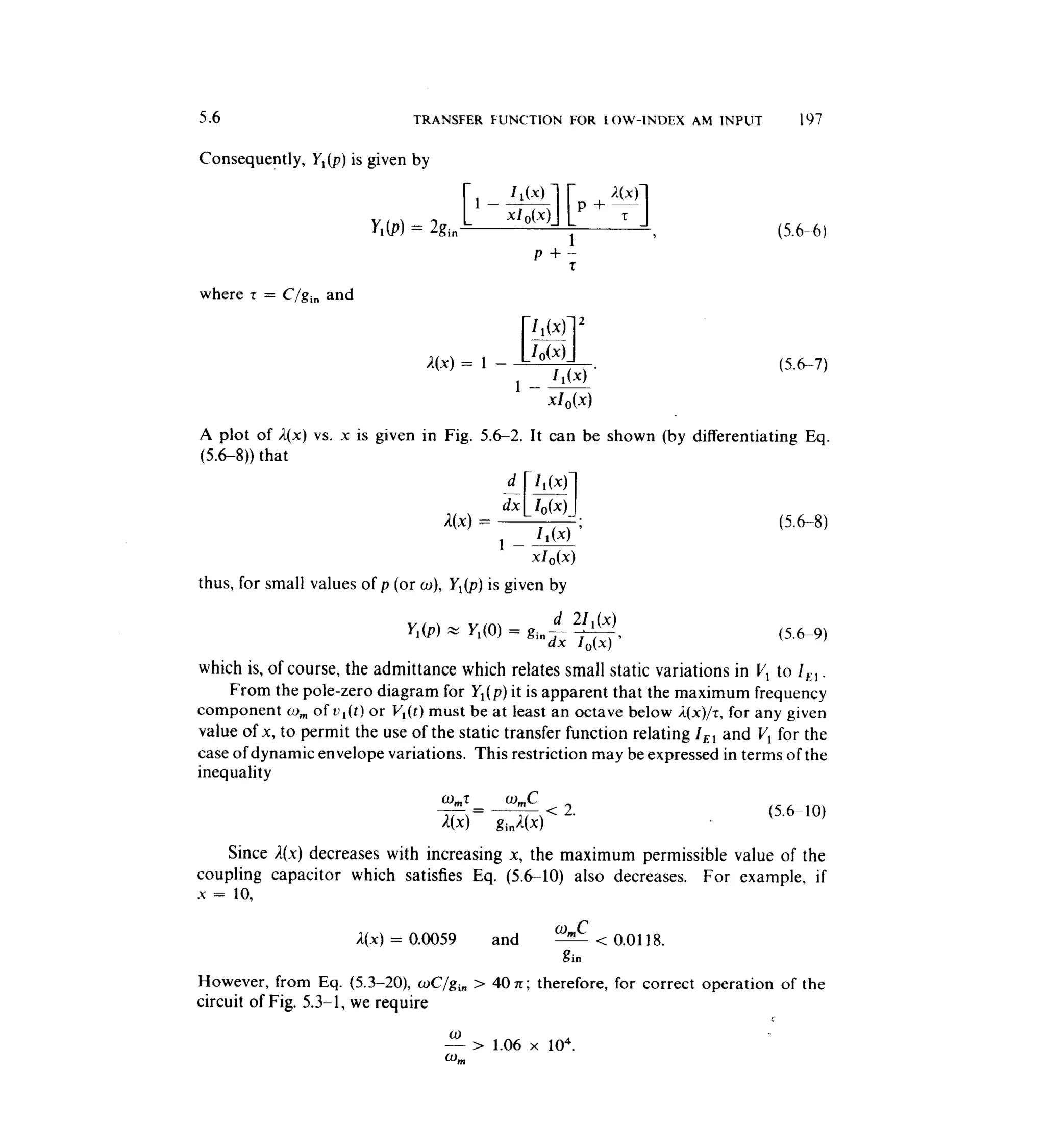 Communications circuits of clarke & hess