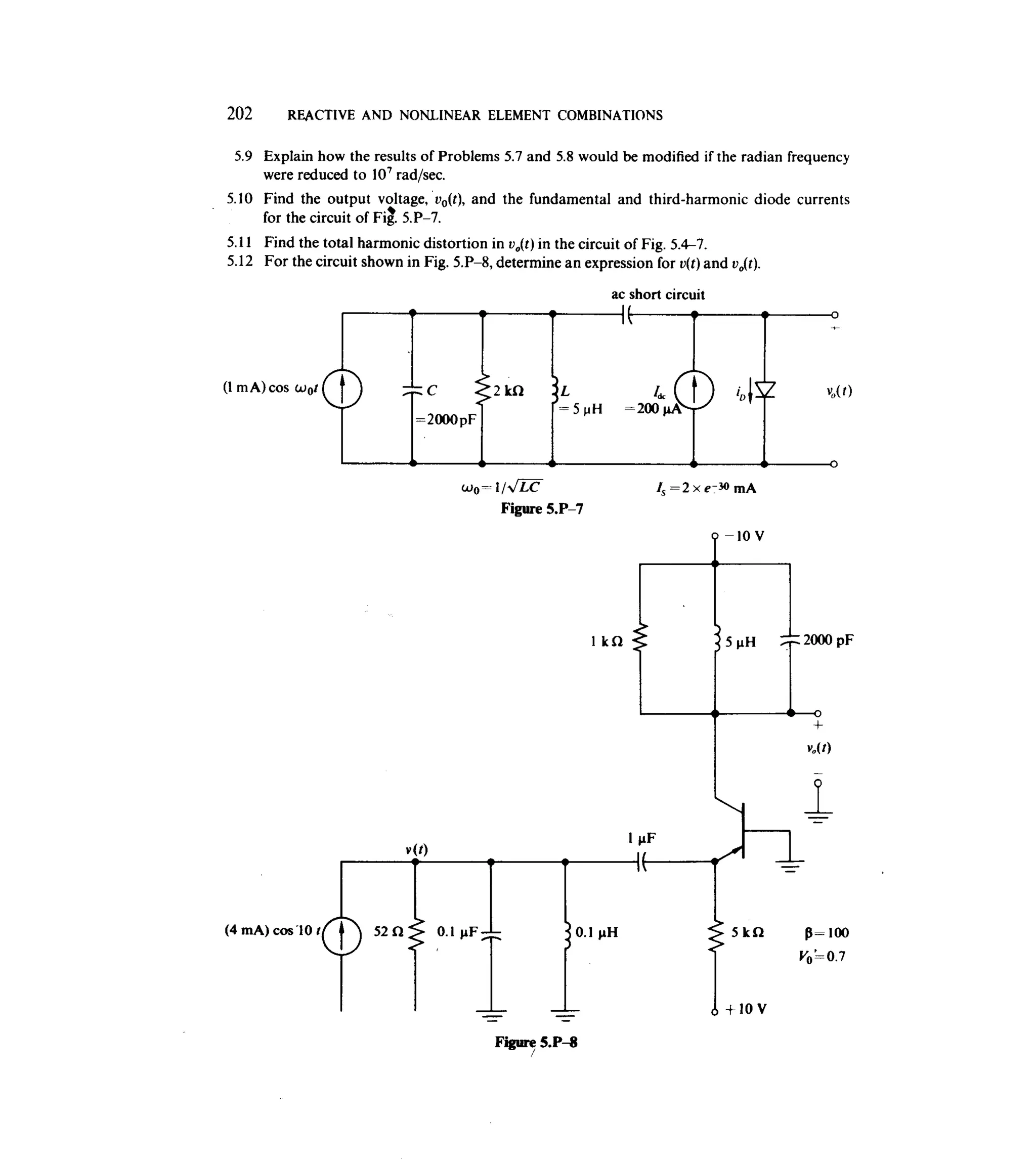 Communications circuits of clarke & hess
