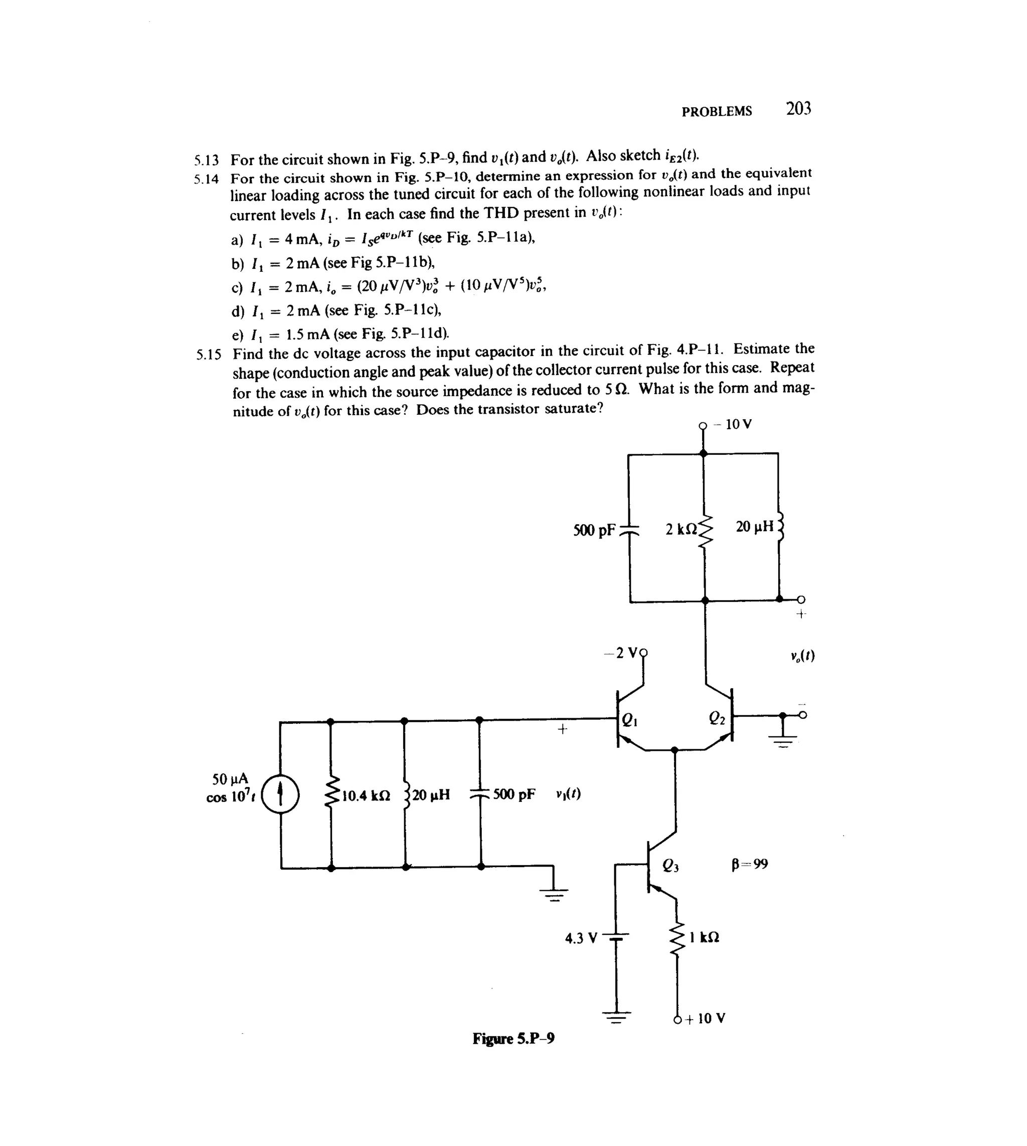 Communications circuits of clarke & hess