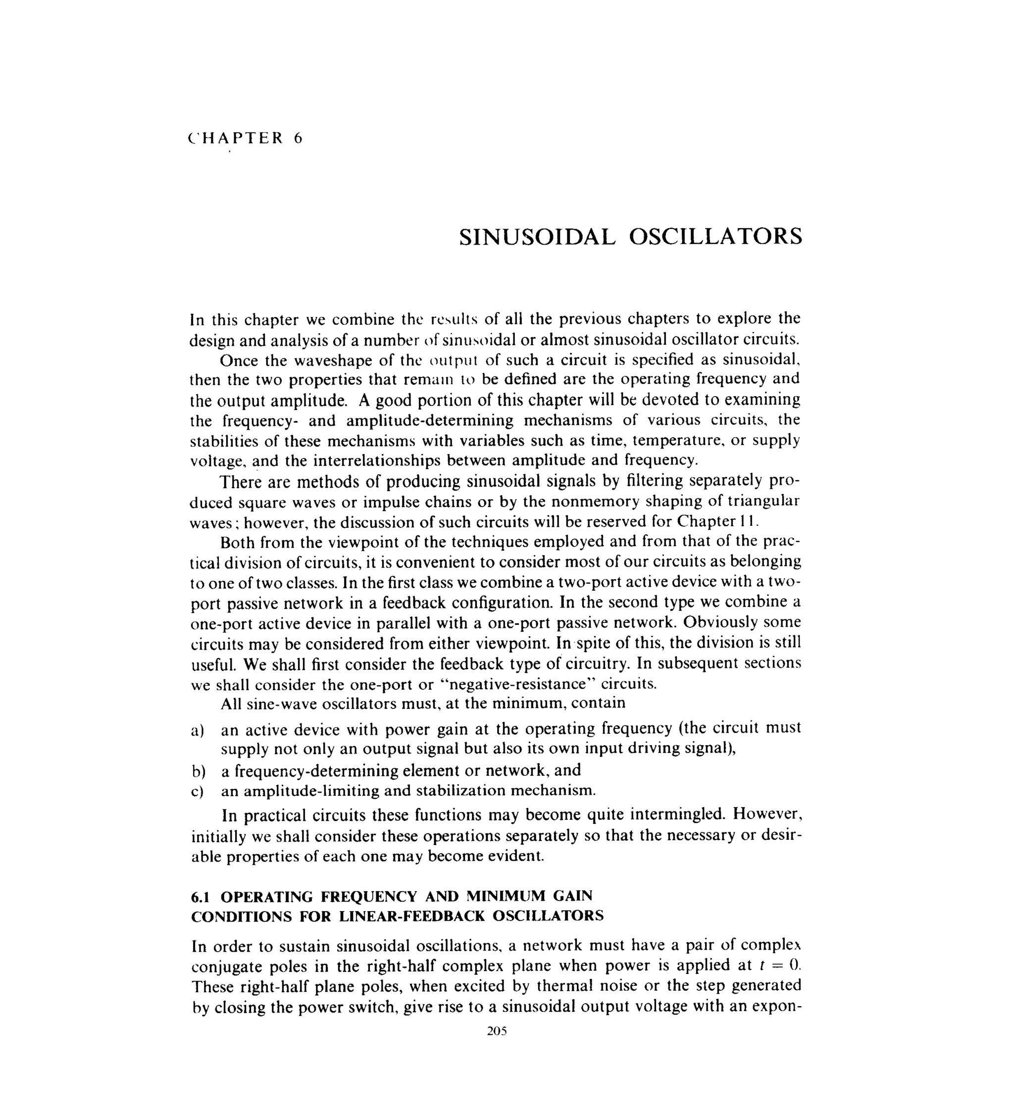 Communications circuits of clarke & hess