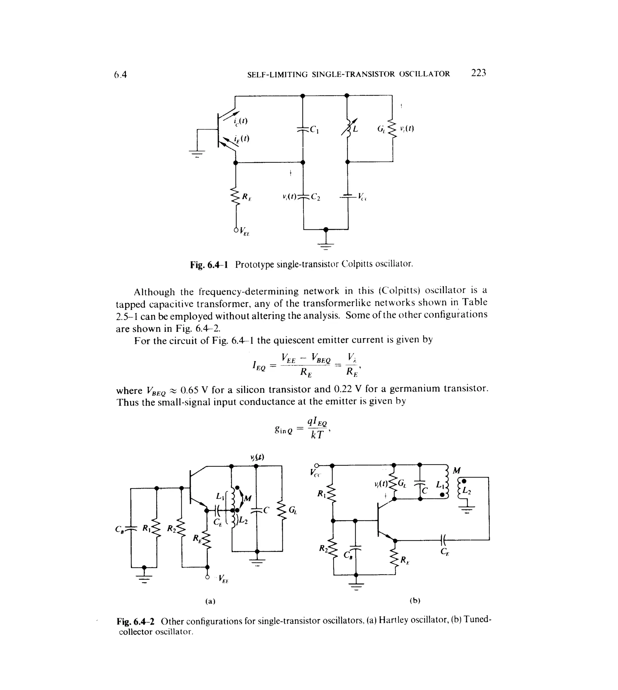 Communications circuits of clarke & hess