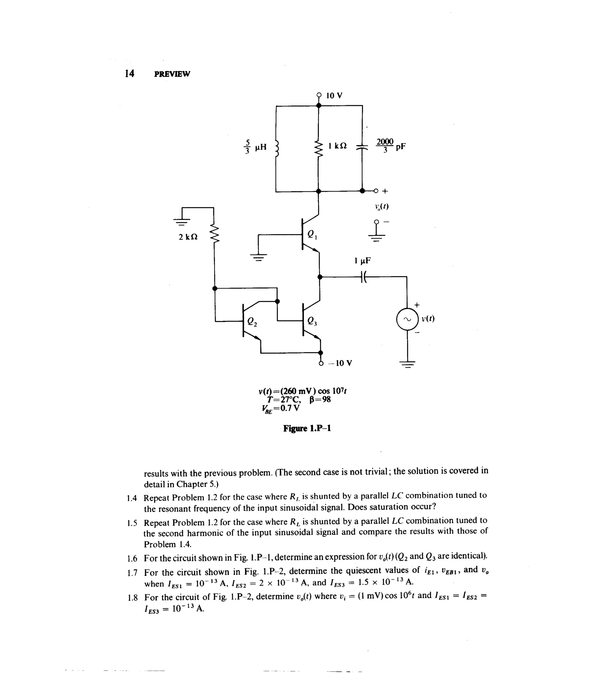 Communications circuits of clarke & hess