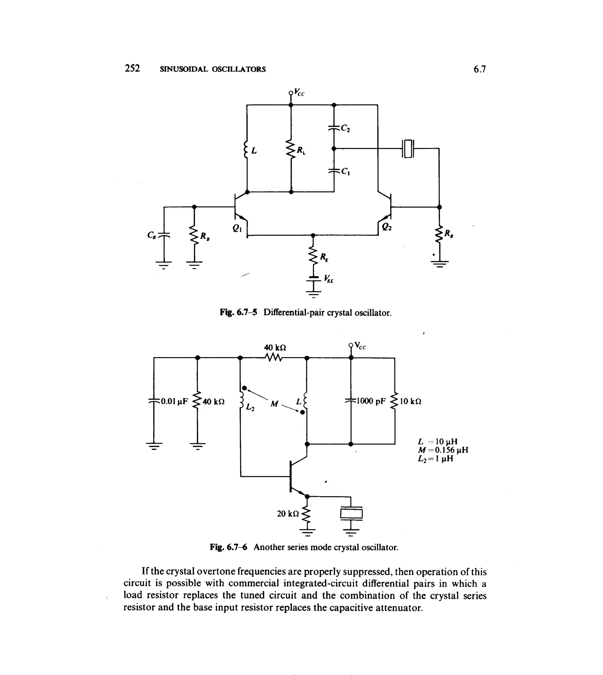 Communications circuits of clarke & hess