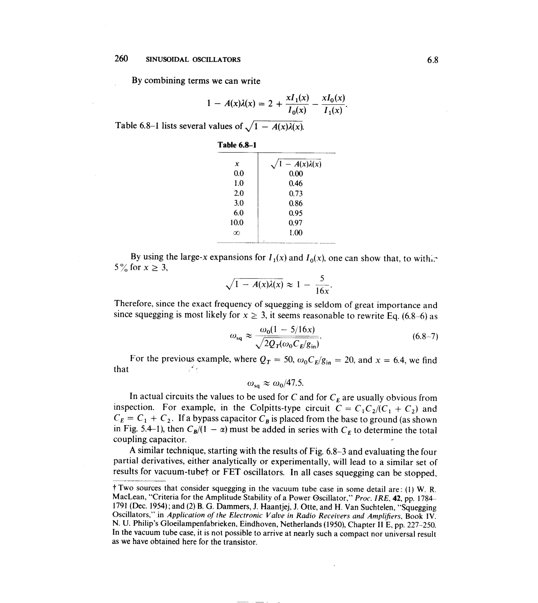 Communications circuits of clarke & hess