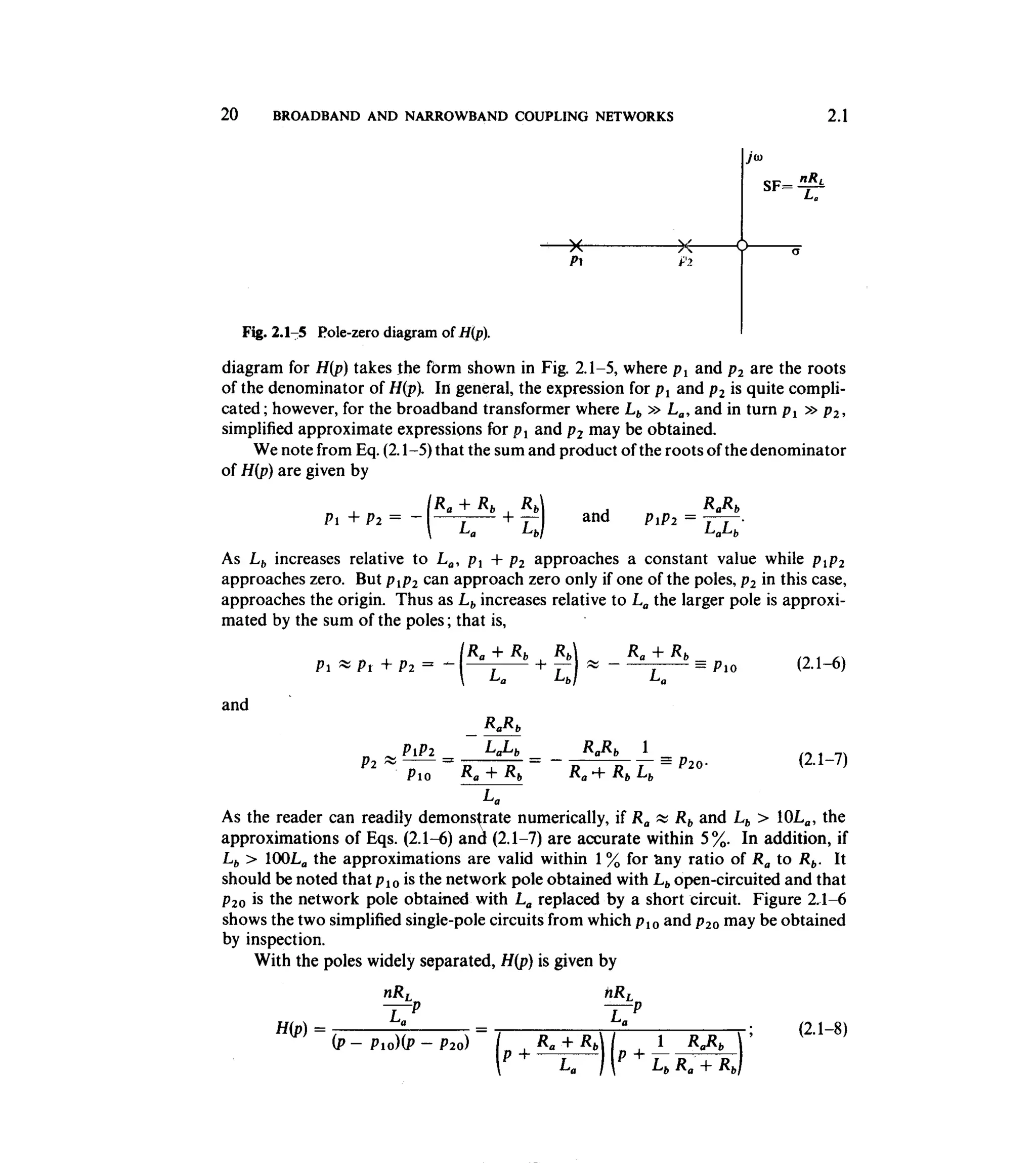 Communications circuits of clarke & hess