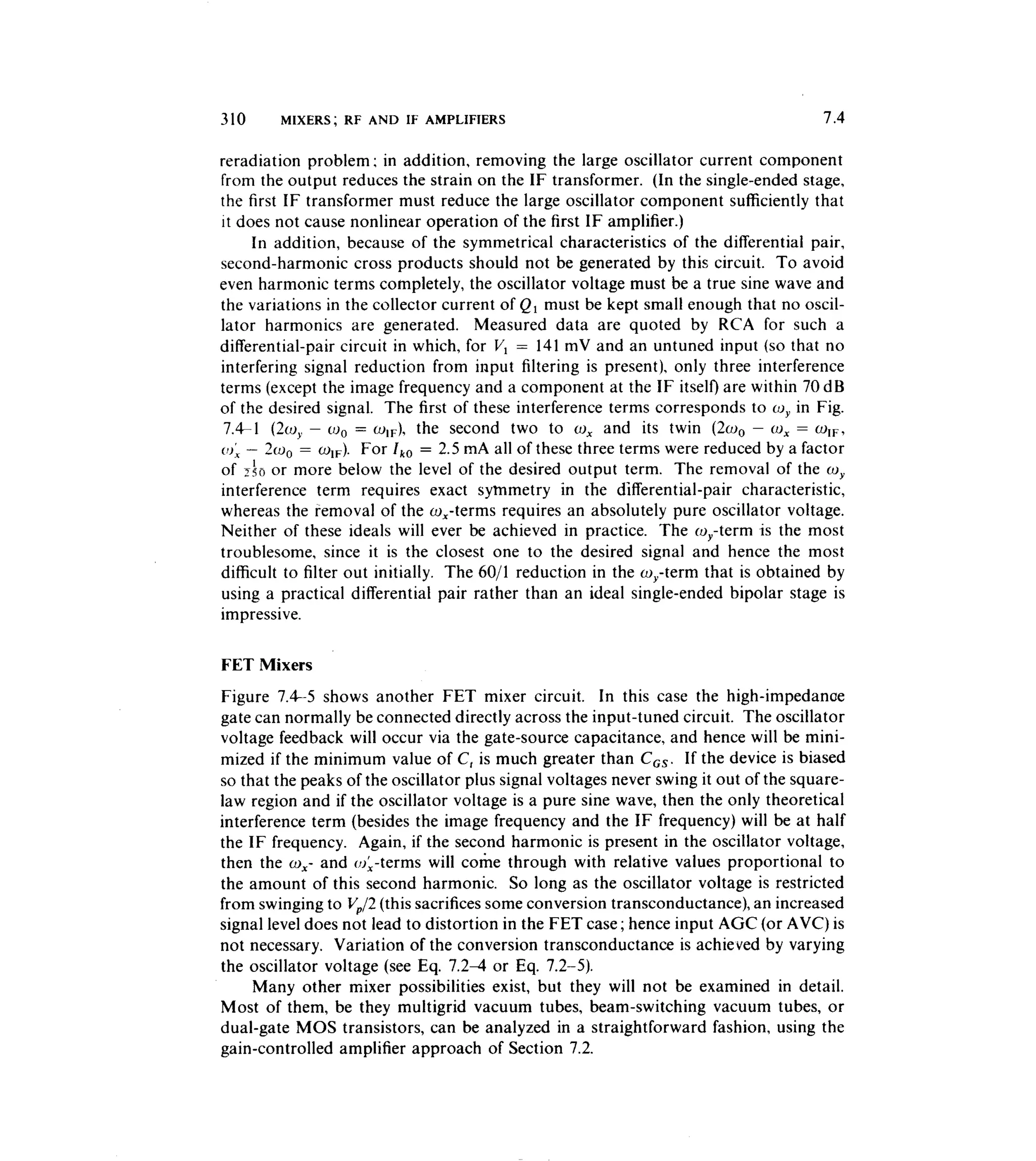 Communications circuits of clarke & hess