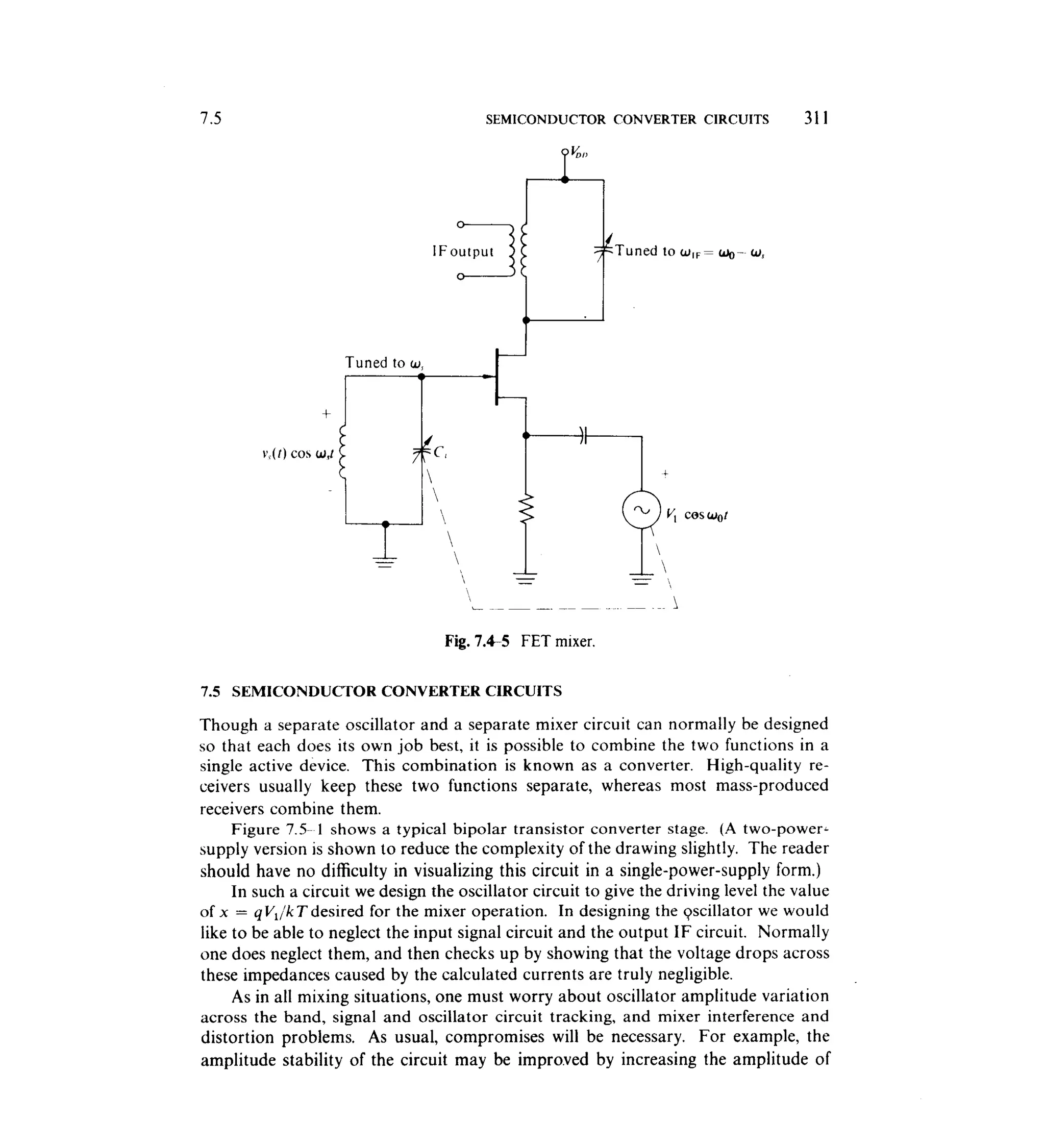 Communications circuits of clarke & hess