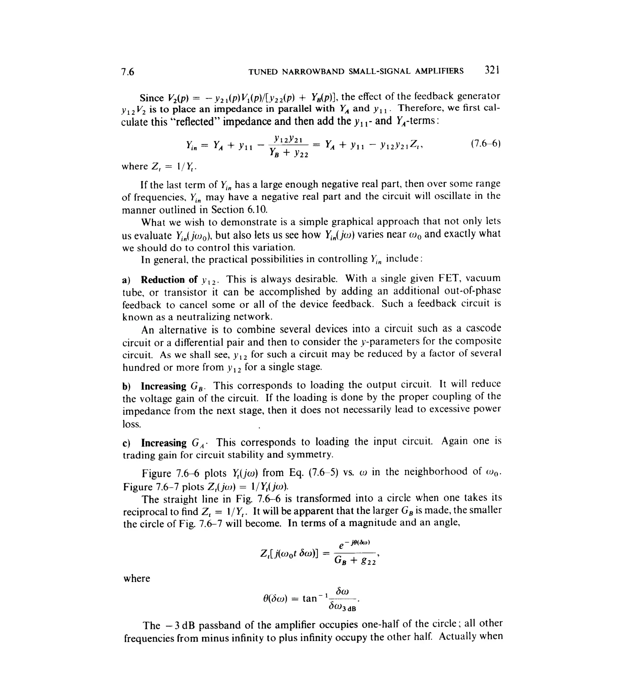 Communications circuits of clarke & hess