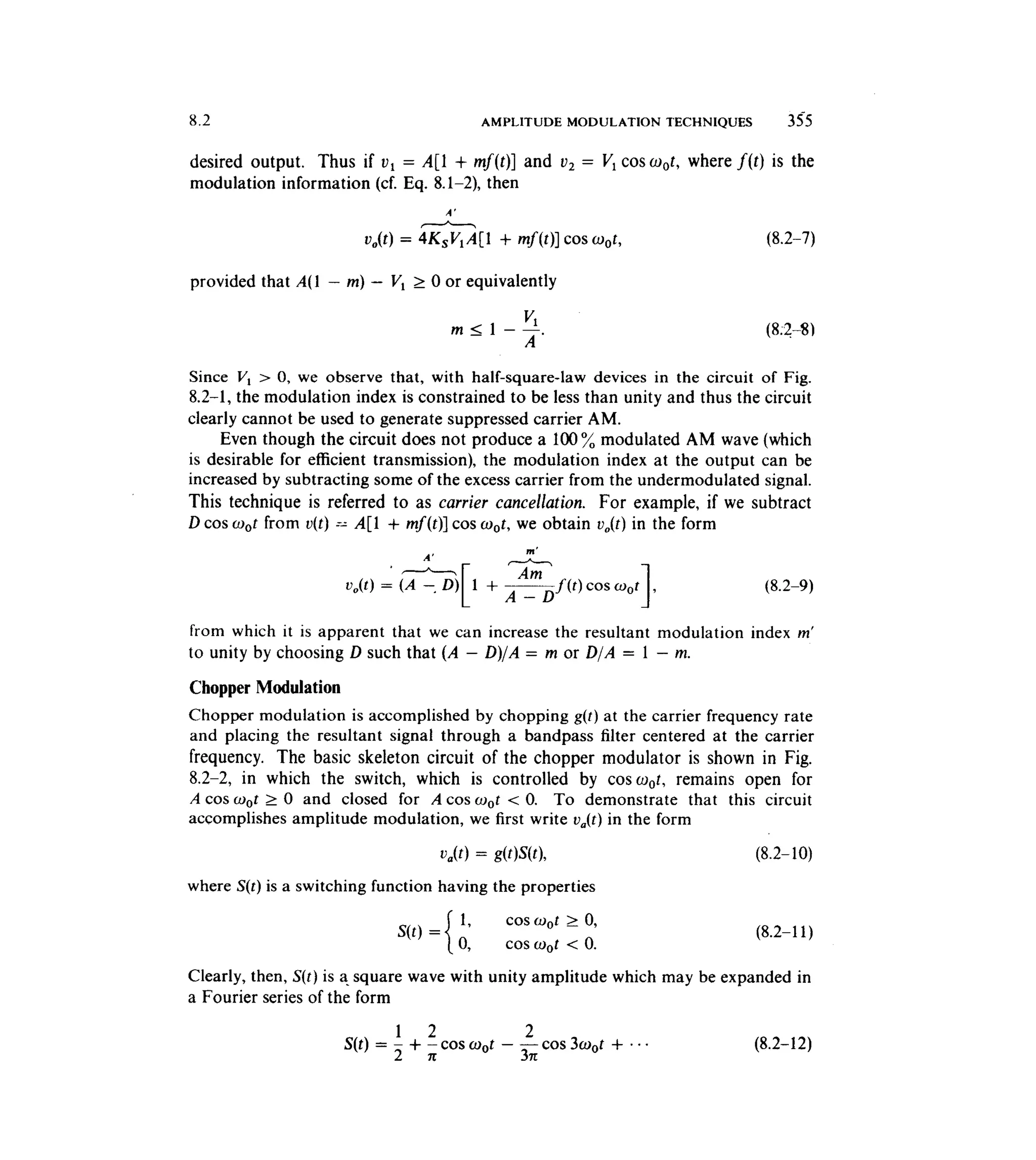 Communications circuits of clarke & hess