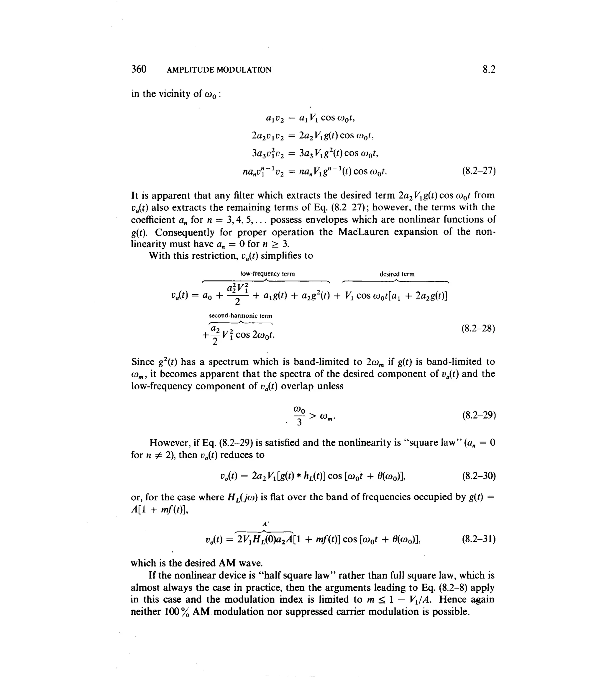 Communications circuits of clarke & hess