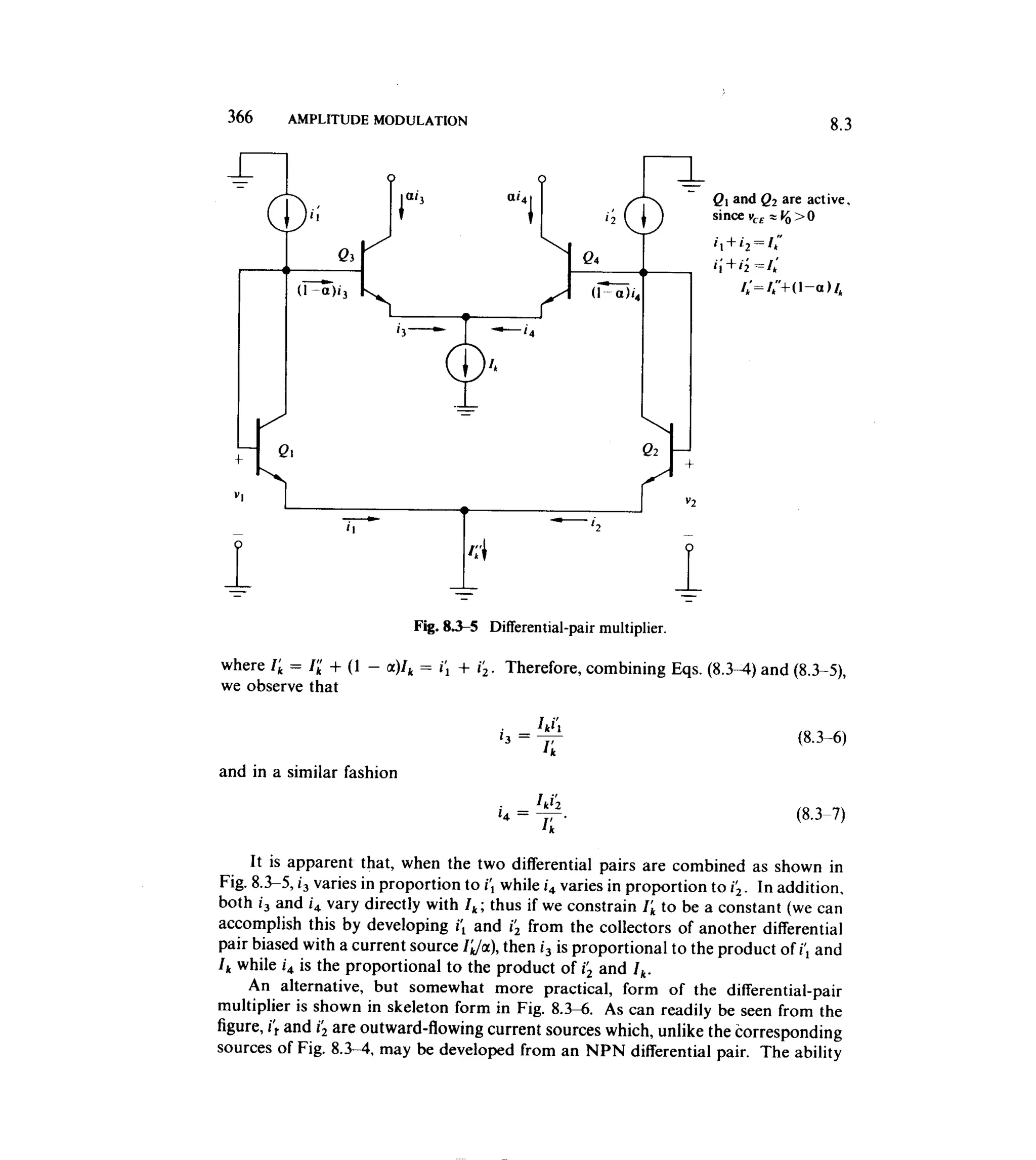 Communications circuits of clarke & hess