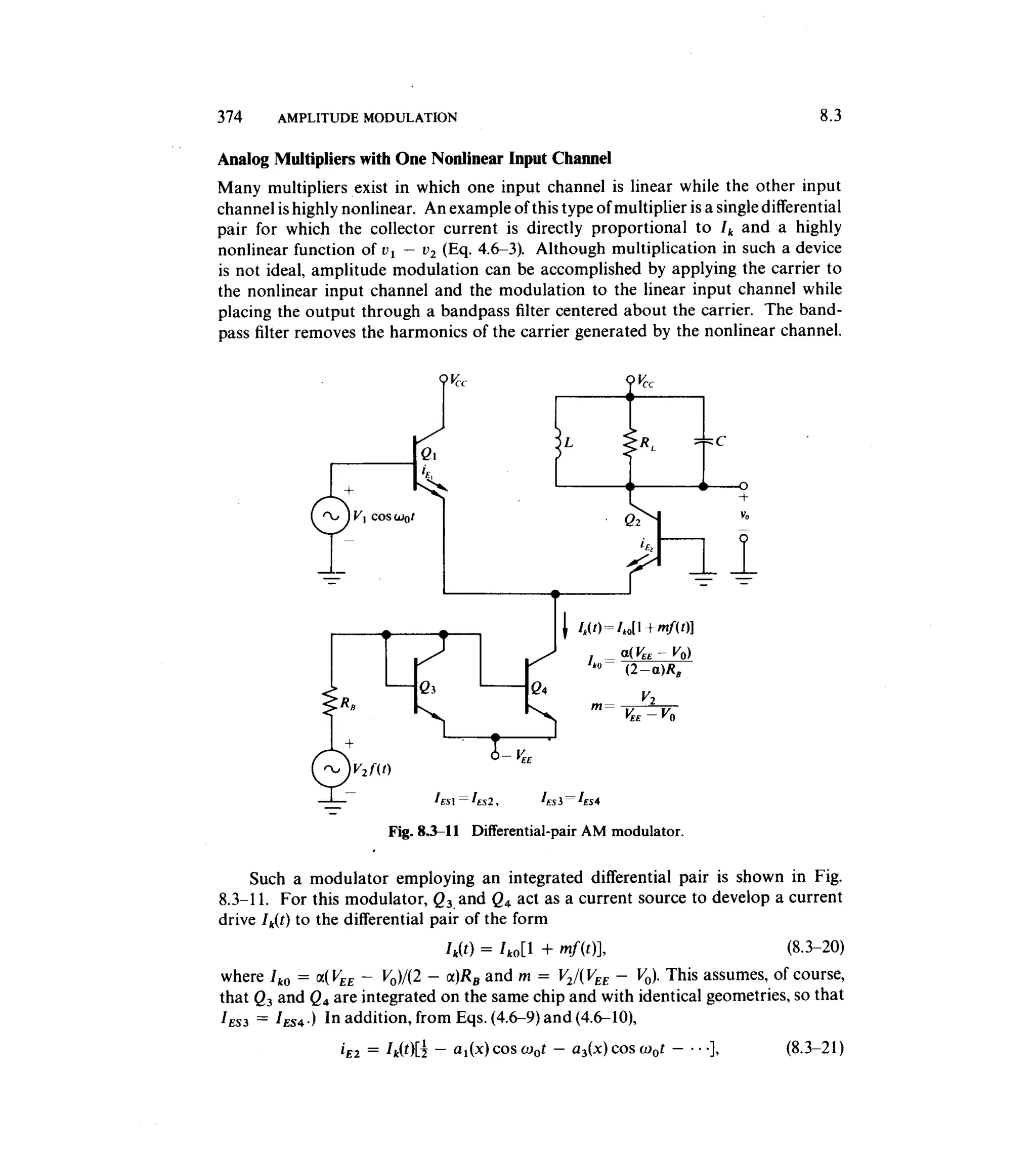 Communications circuits of clarke & hess