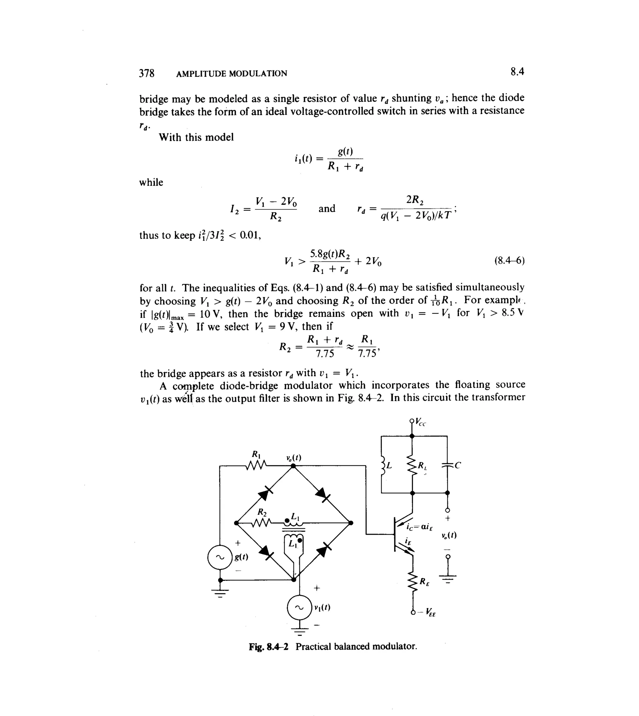 Communications circuits of clarke & hess