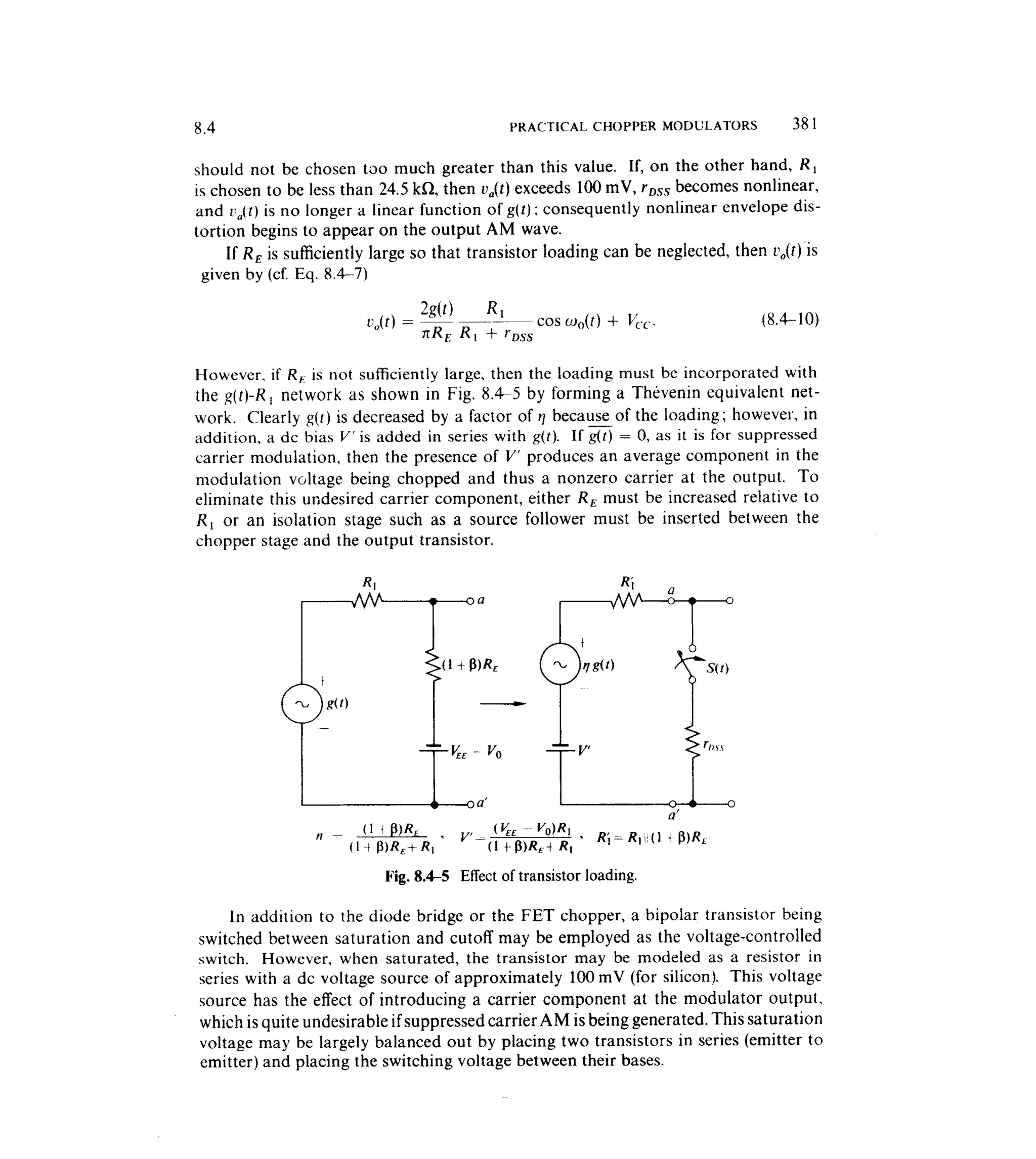 Communications circuits of clarke & hess