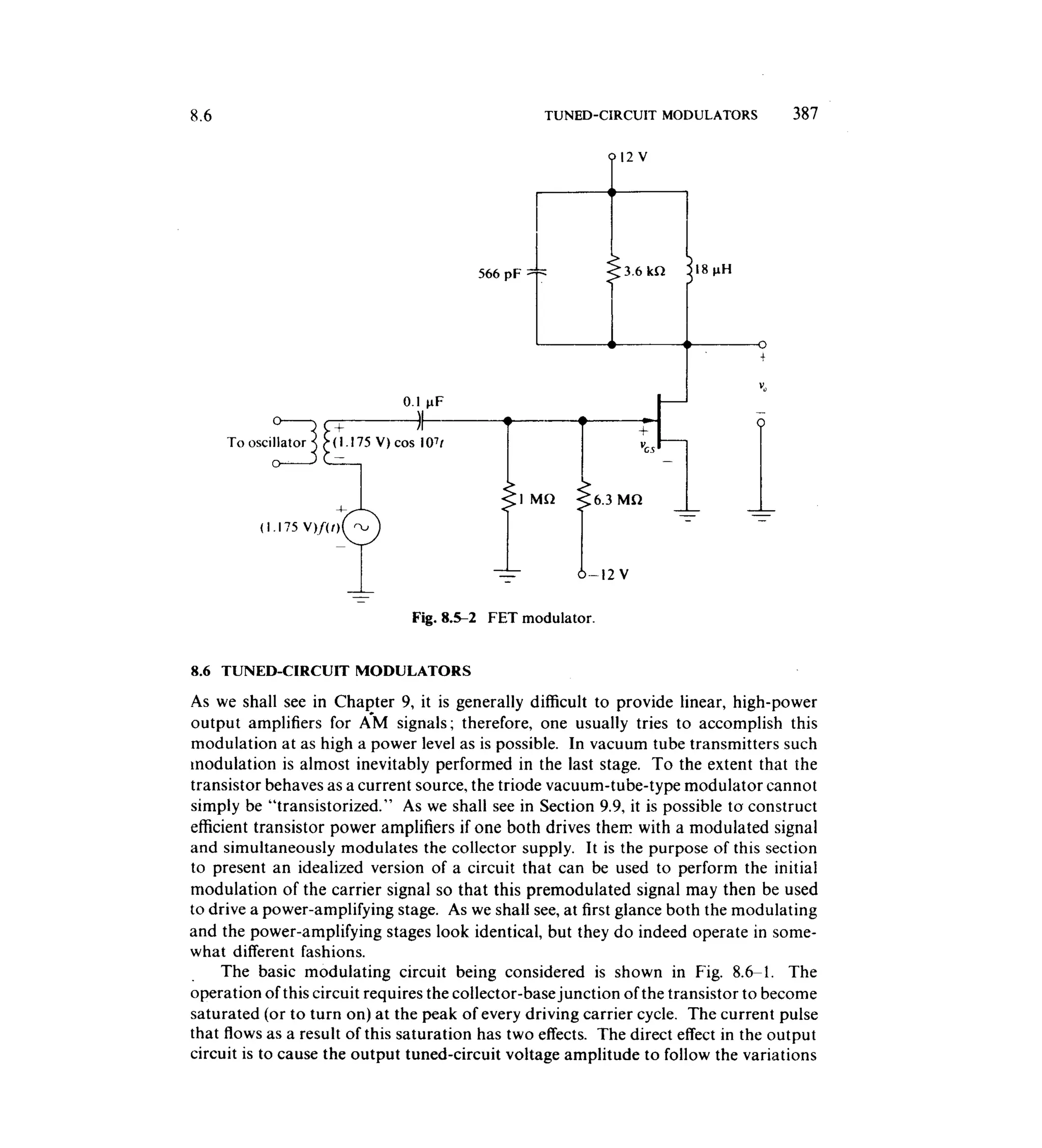 Communications circuits of clarke & hess