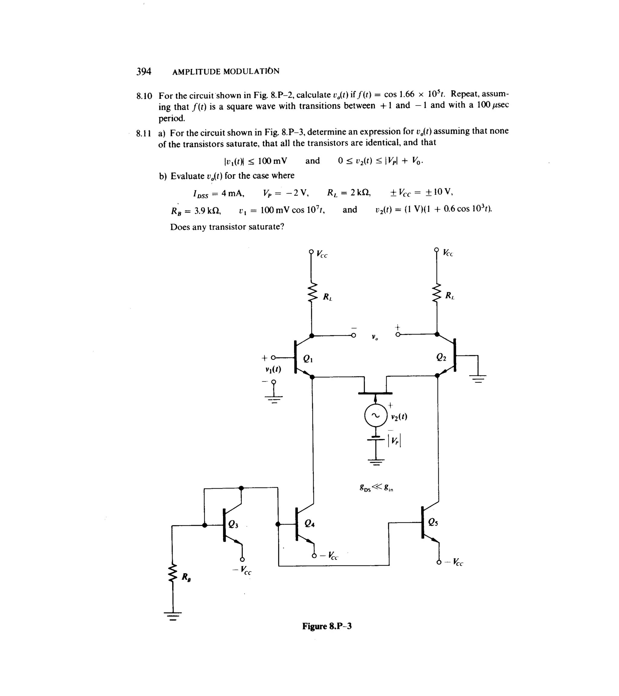 Communications circuits of clarke & hess