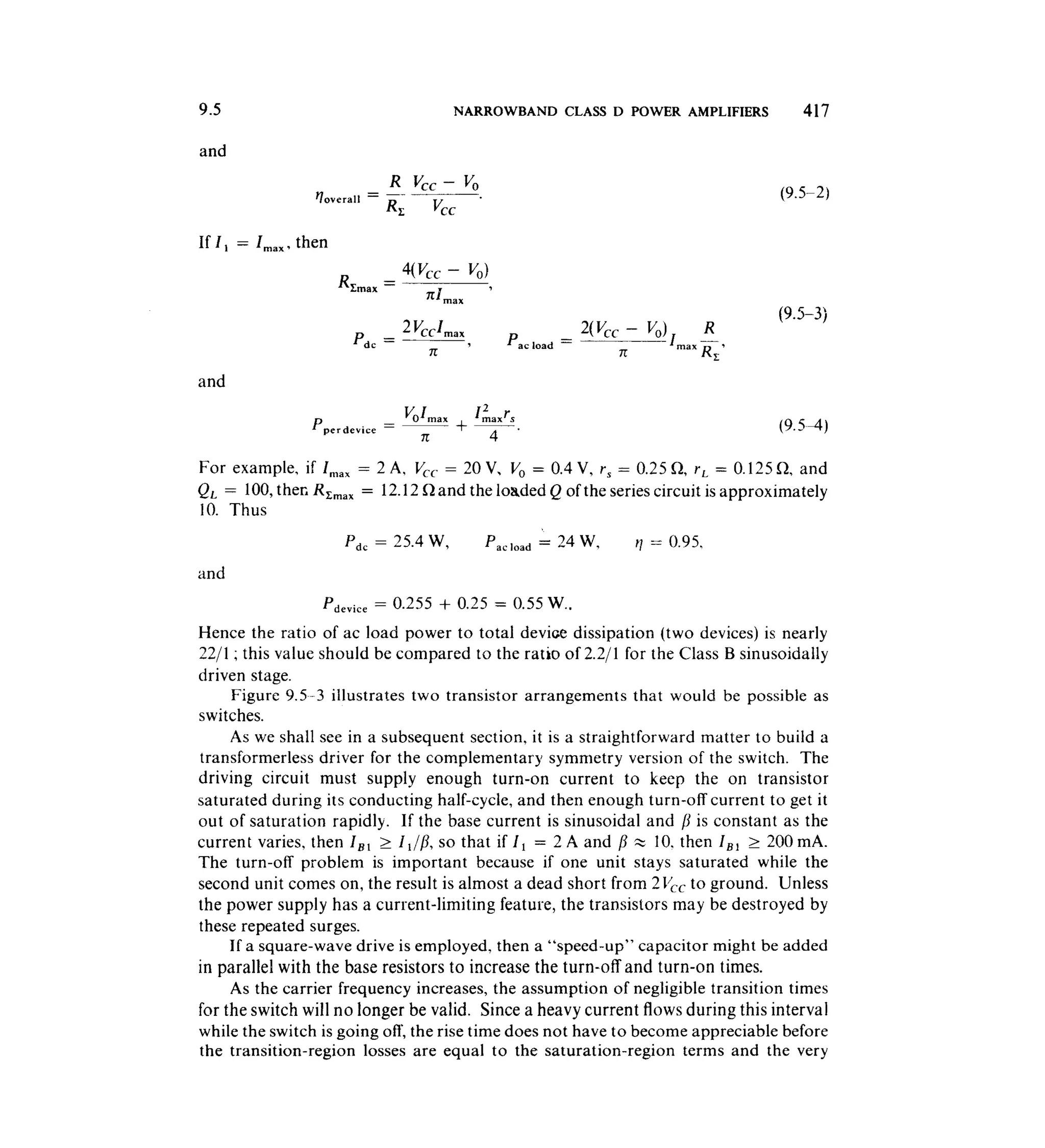 Communications circuits of clarke & hess