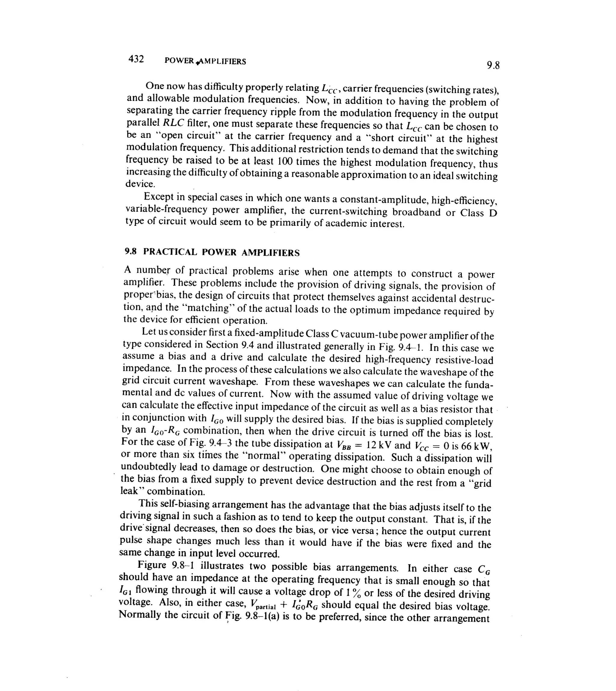 Communications circuits of clarke & hess
