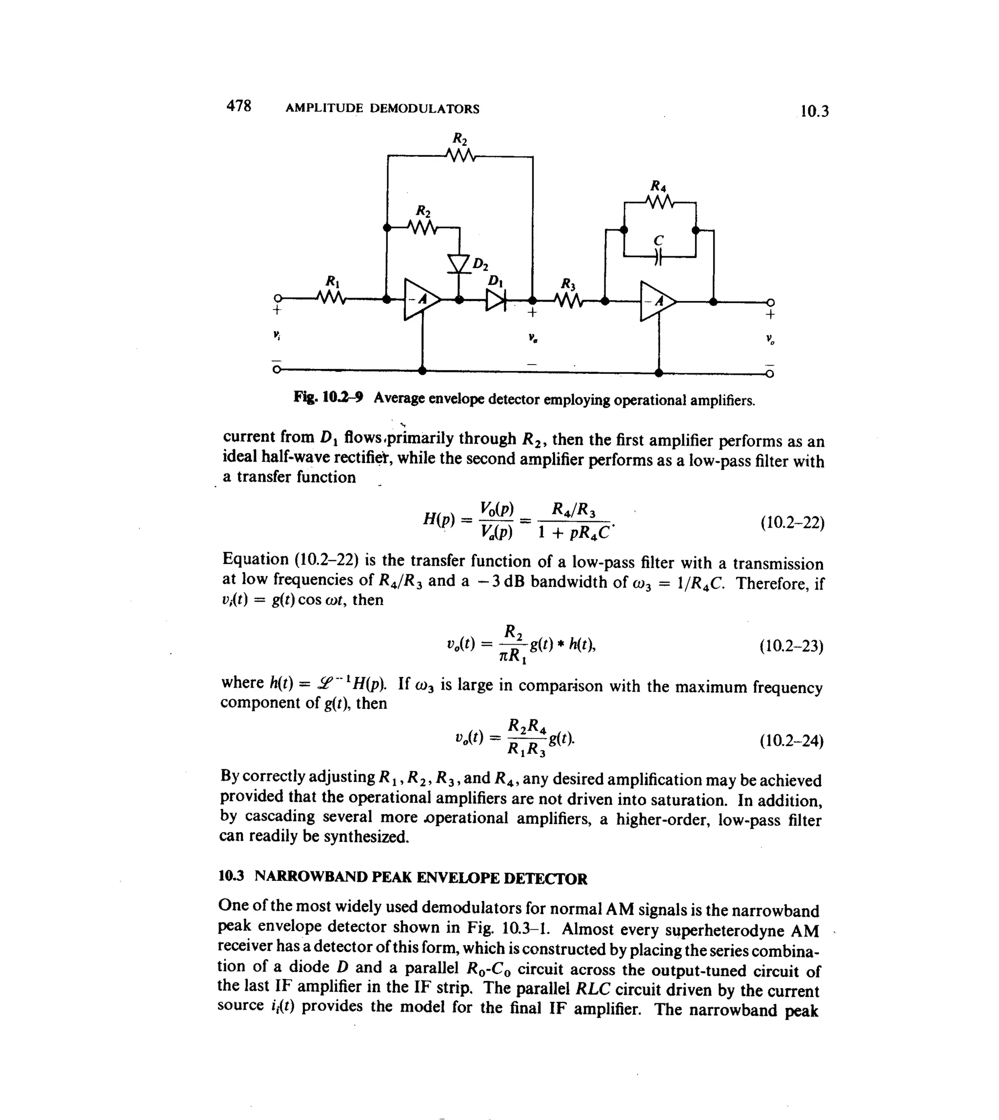 Communications circuits of clarke & hess