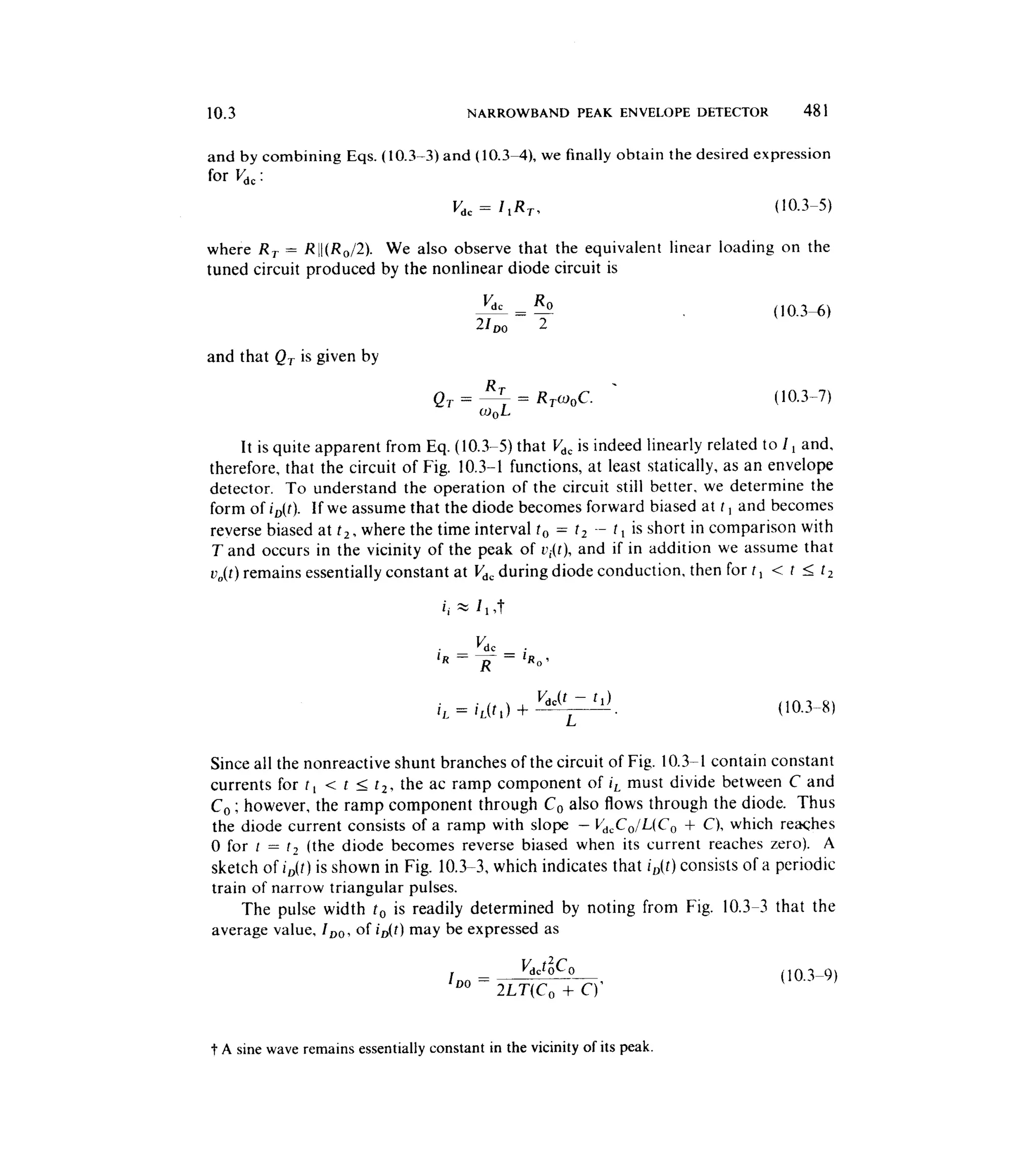 Communications circuits of clarke & hess