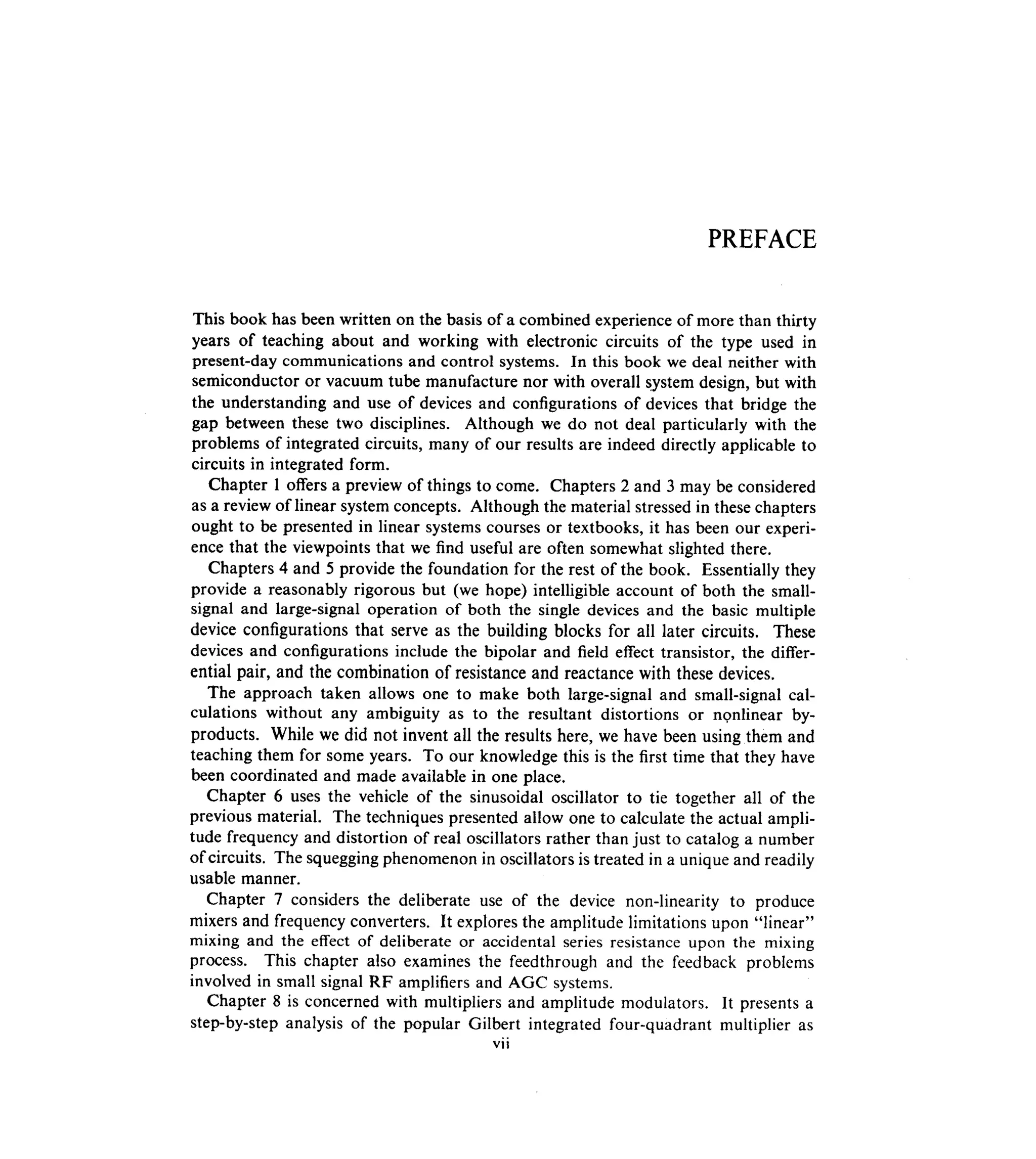 Communications circuits of clarke & hess