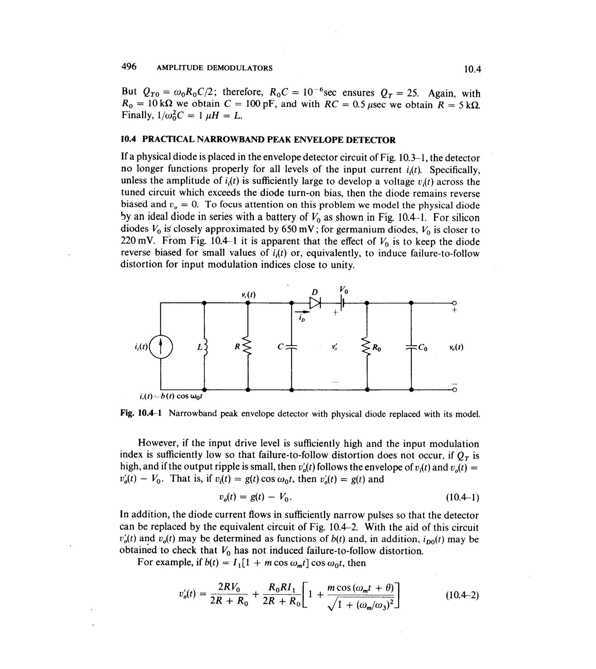 Communications circuits of clarke & hess
