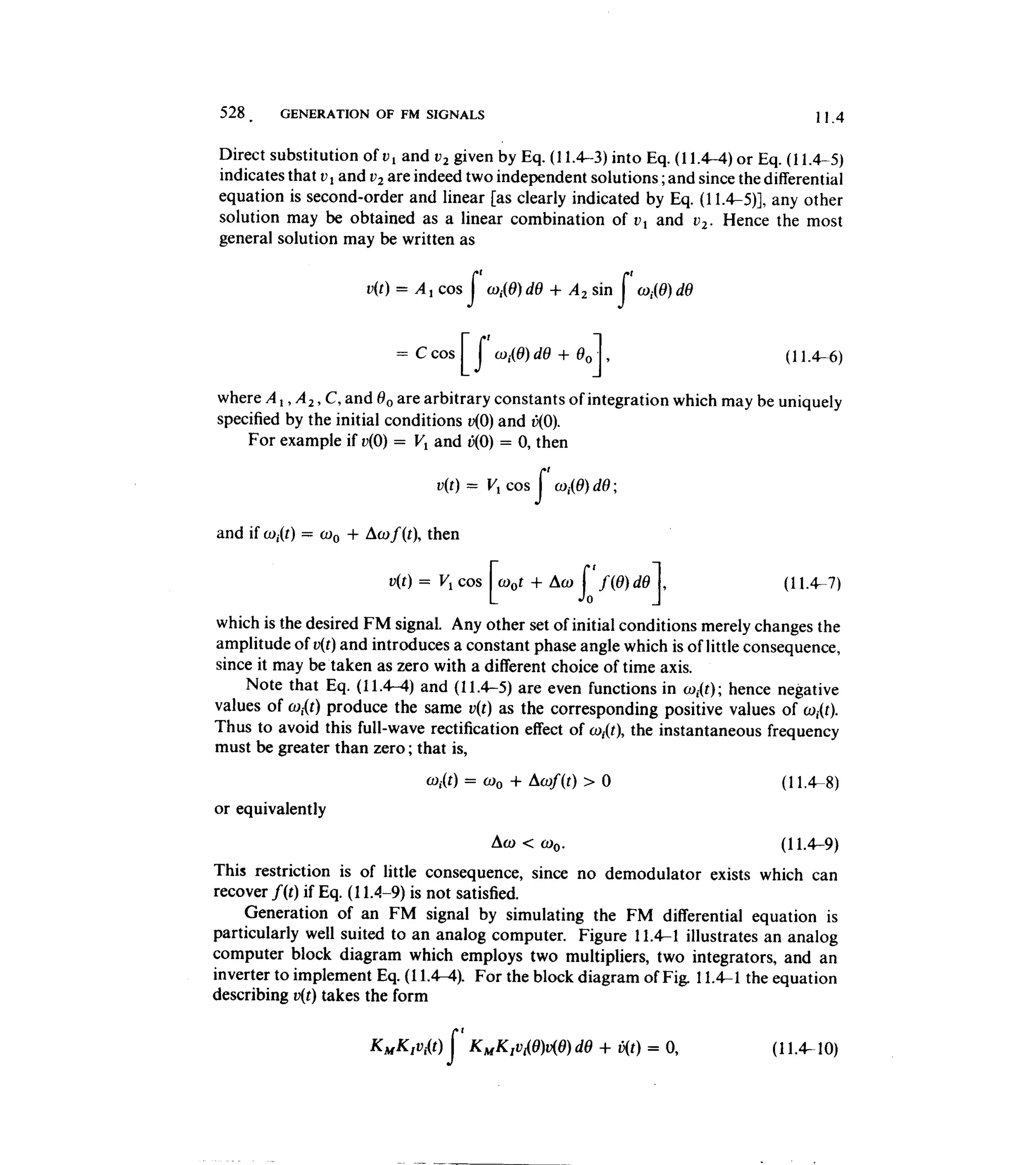Communications circuits of clarke & hess
