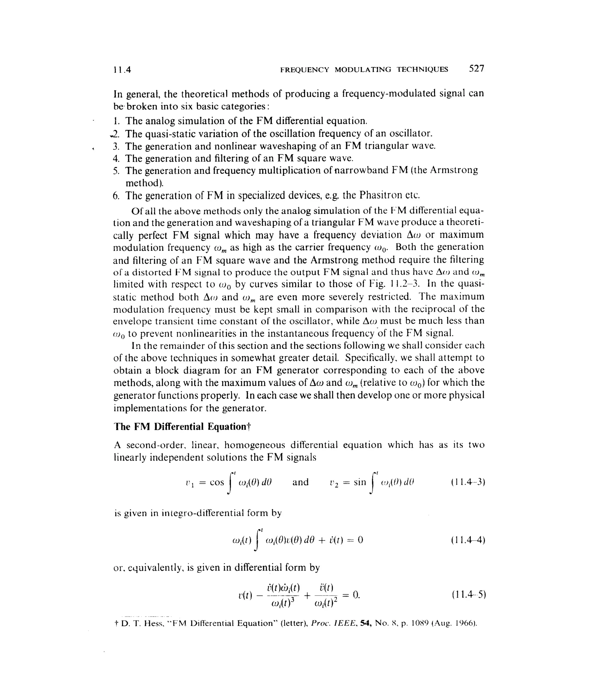 Communications circuits of clarke & hess