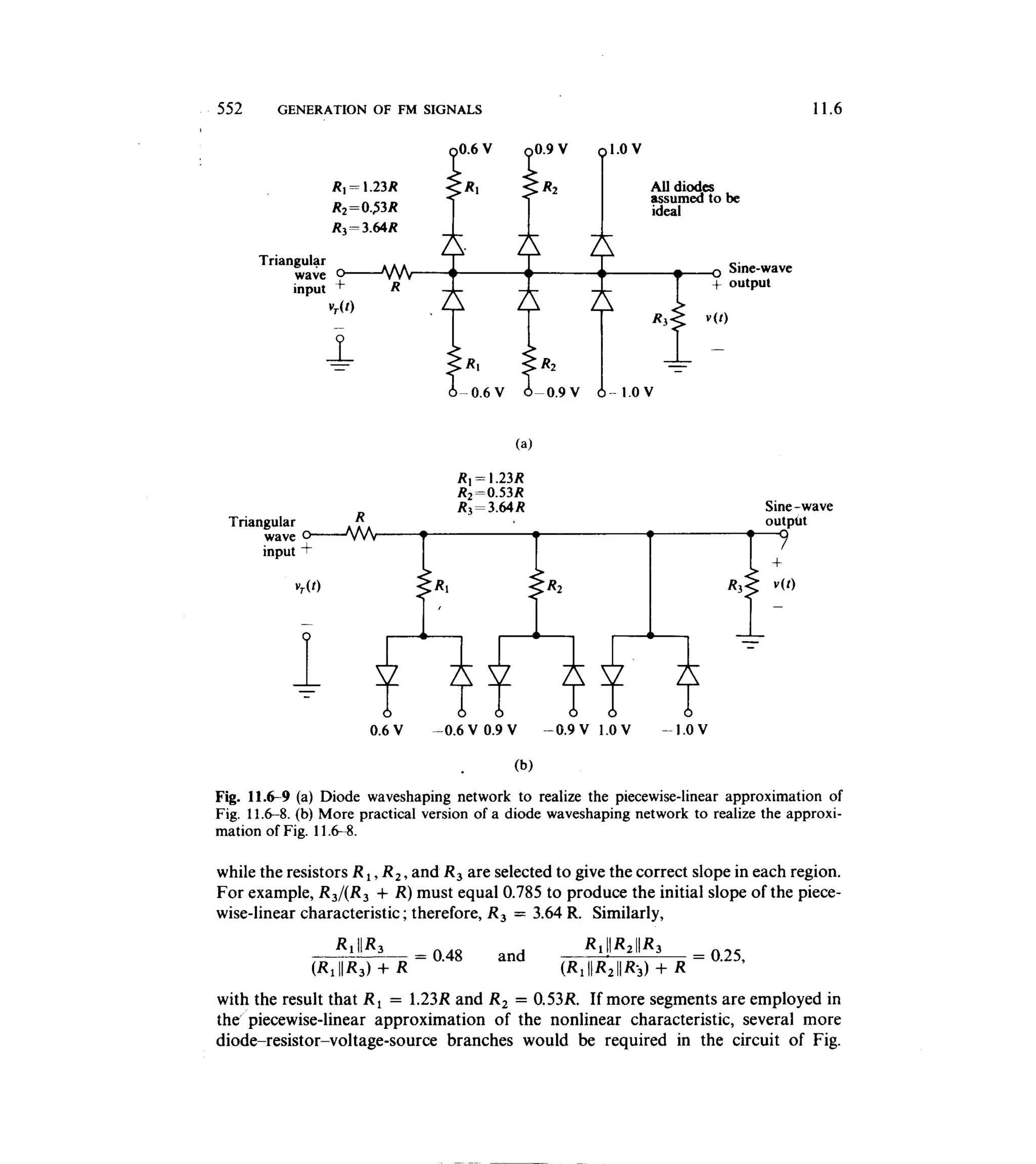 Communications circuits of clarke & hess