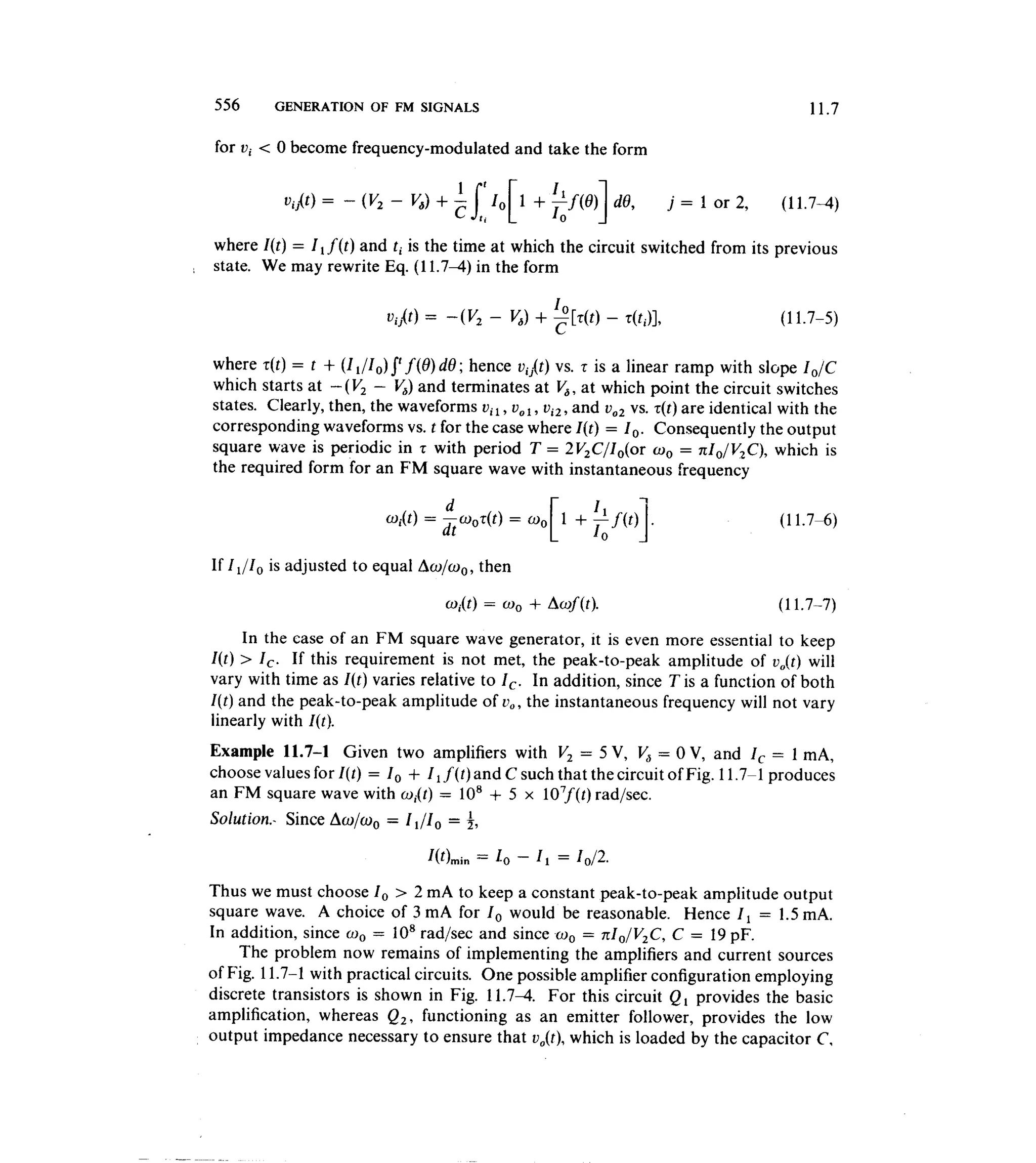 Communications circuits of clarke & hess