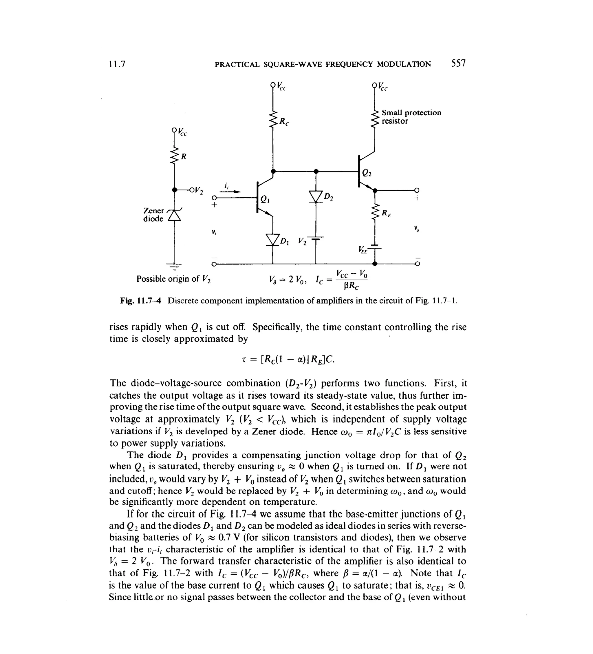 Communications circuits of clarke & hess