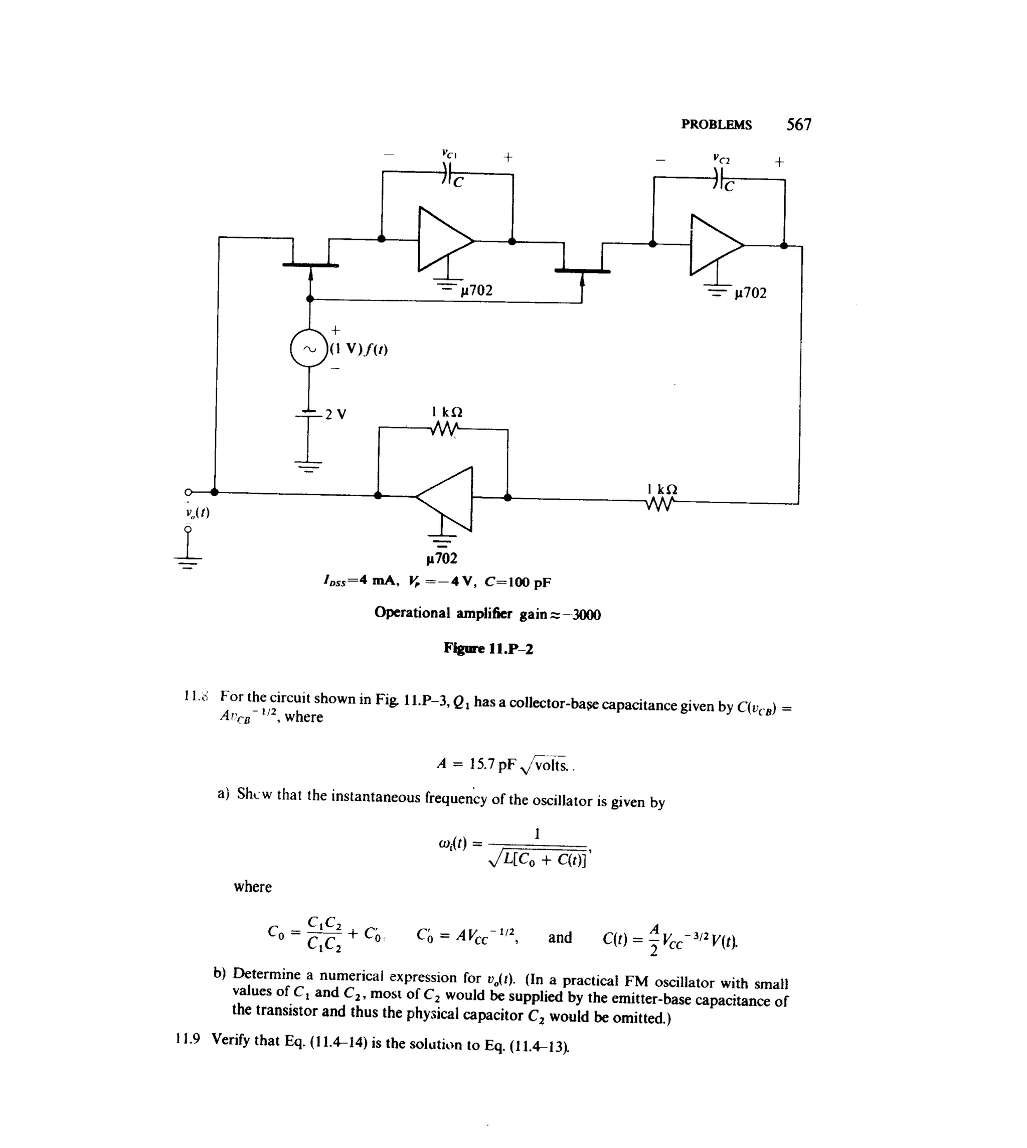 Communications circuits of clarke & hess