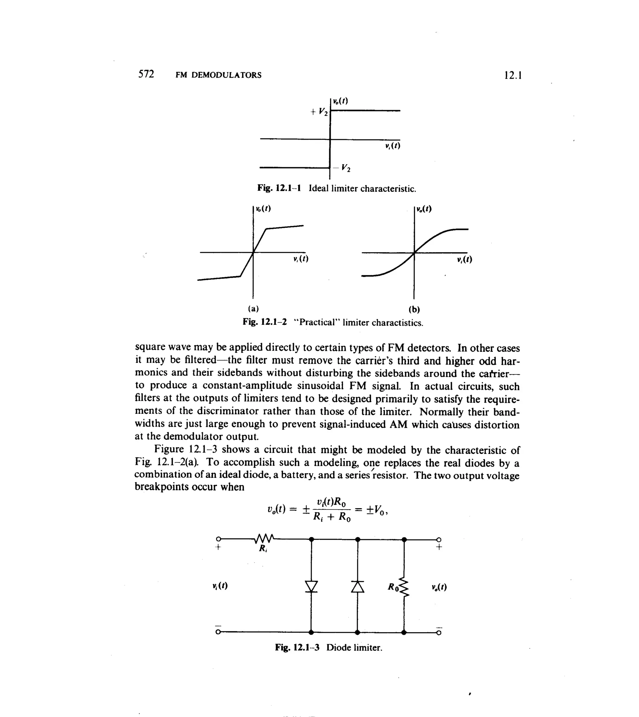 Communications circuits of clarke & hess