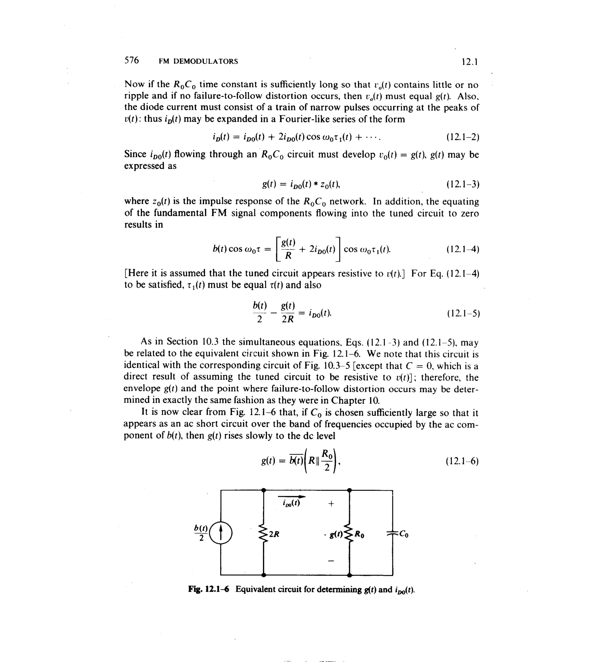 Communications circuits of clarke & hess