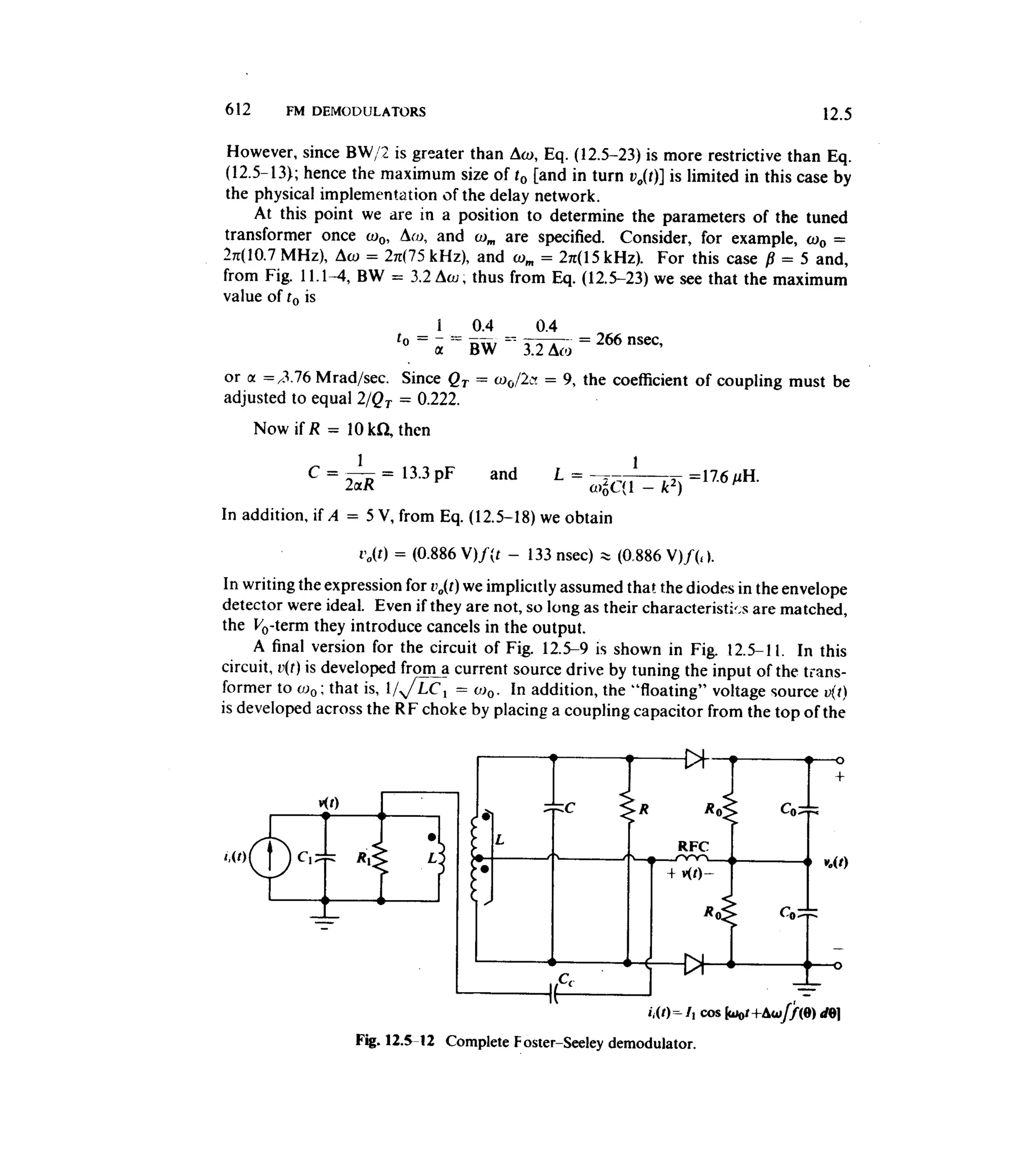 Communications circuits of clarke & hess