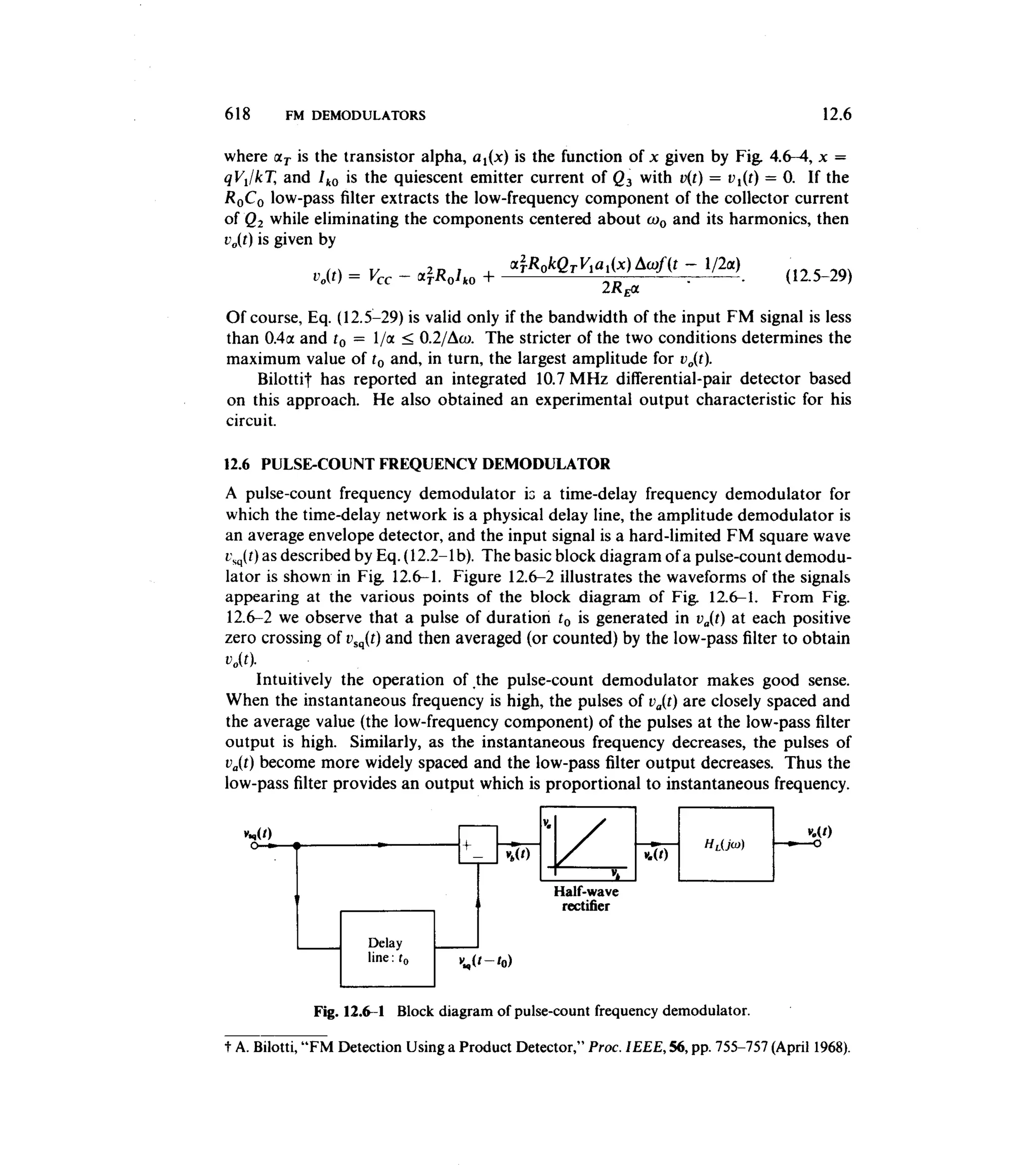 Communications circuits of clarke & hess