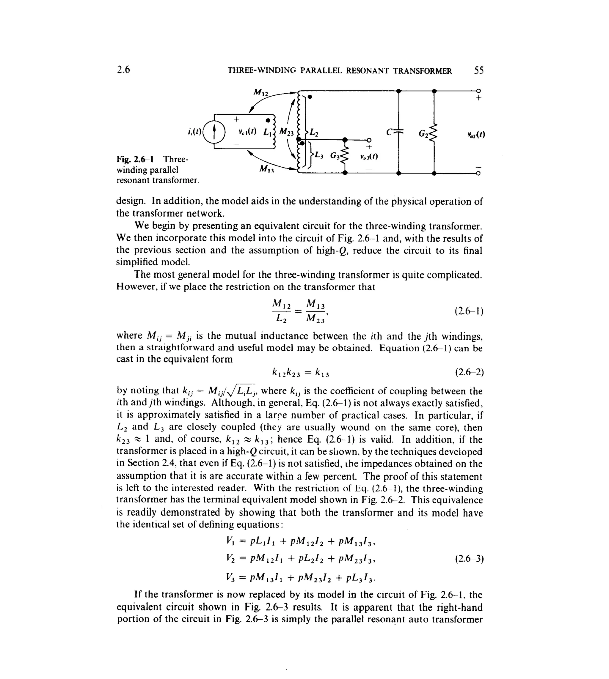 Communications circuits of clarke & hess