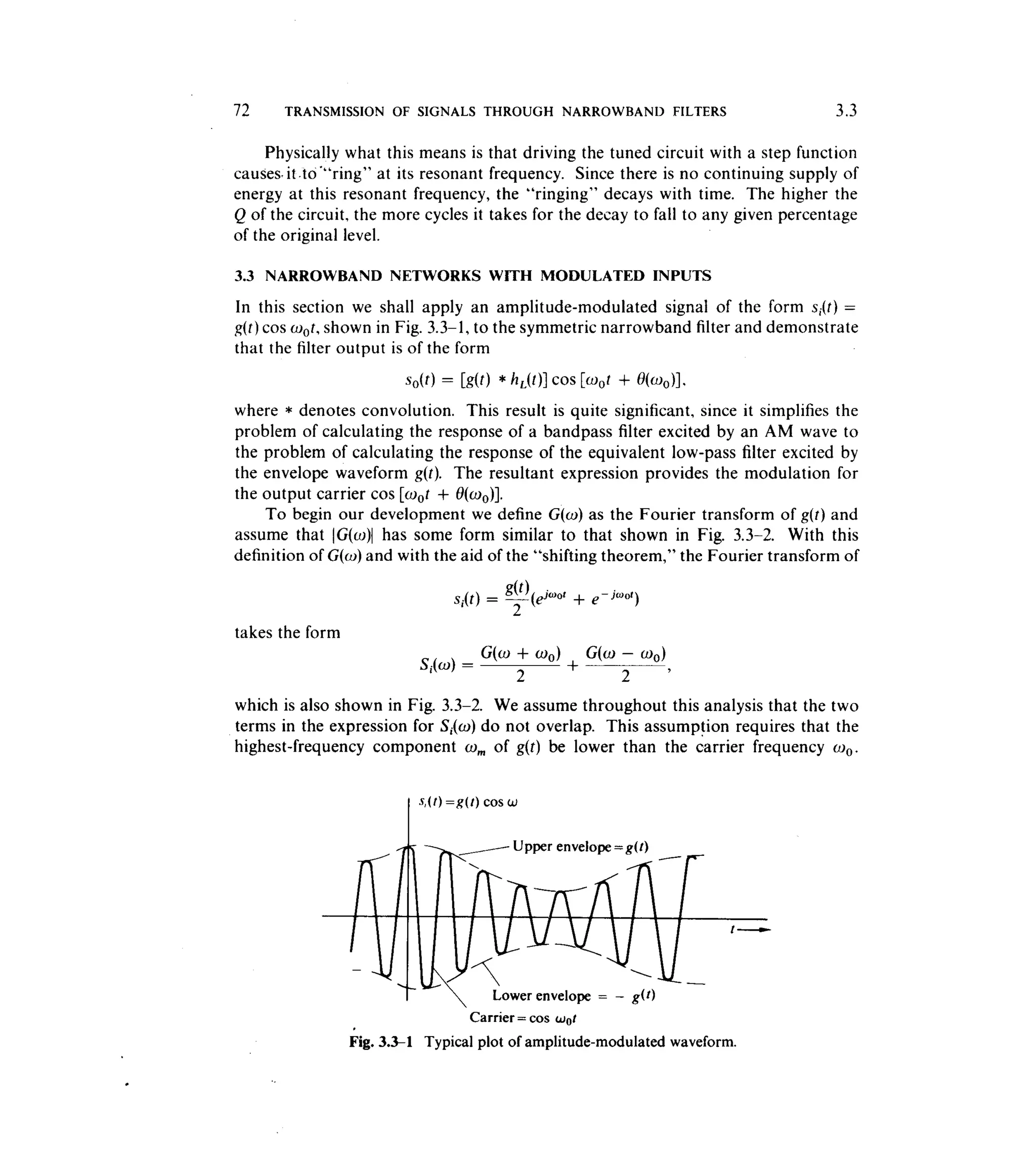 Communications circuits of clarke & hess