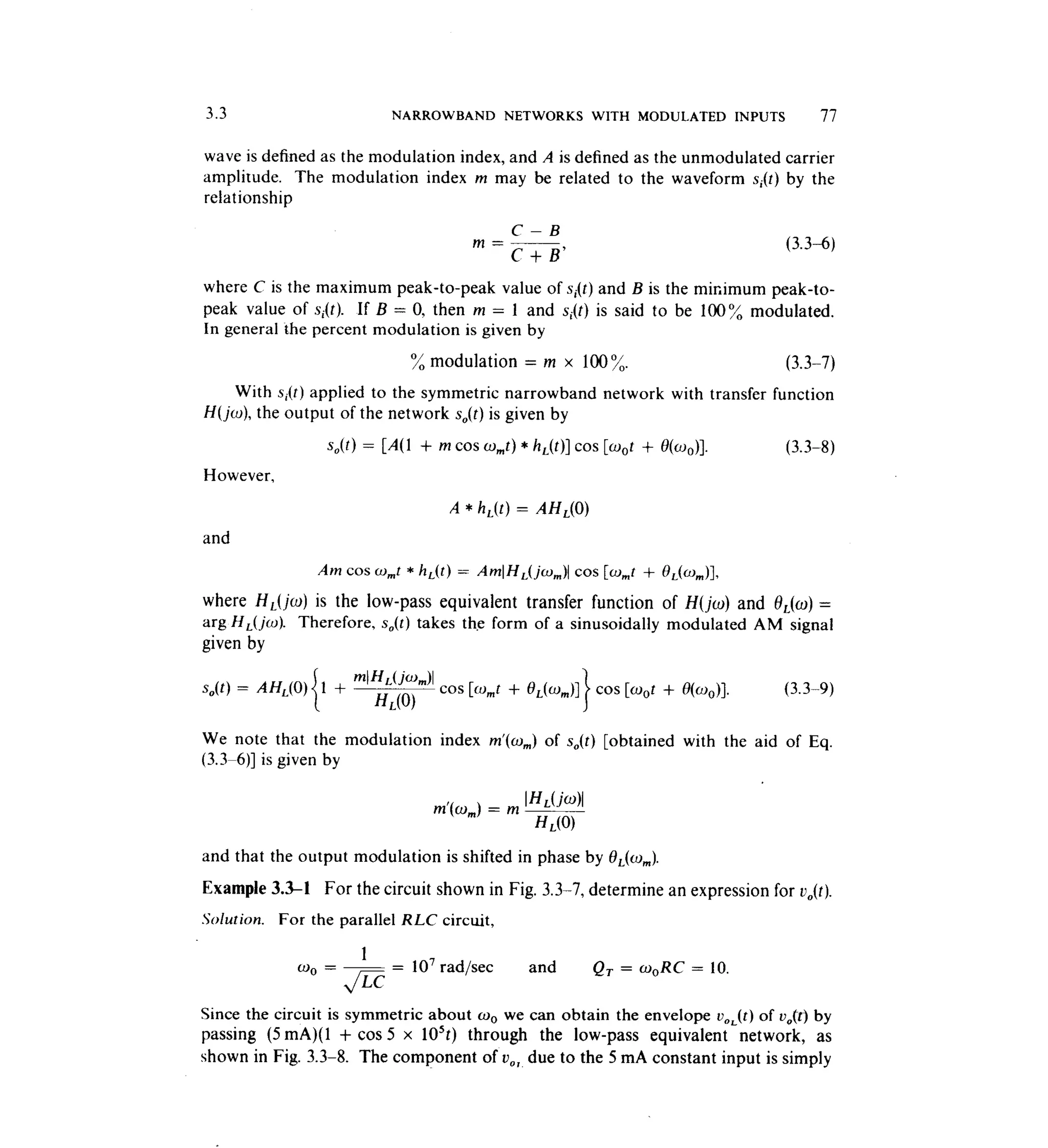 Communications circuits of clarke & hess