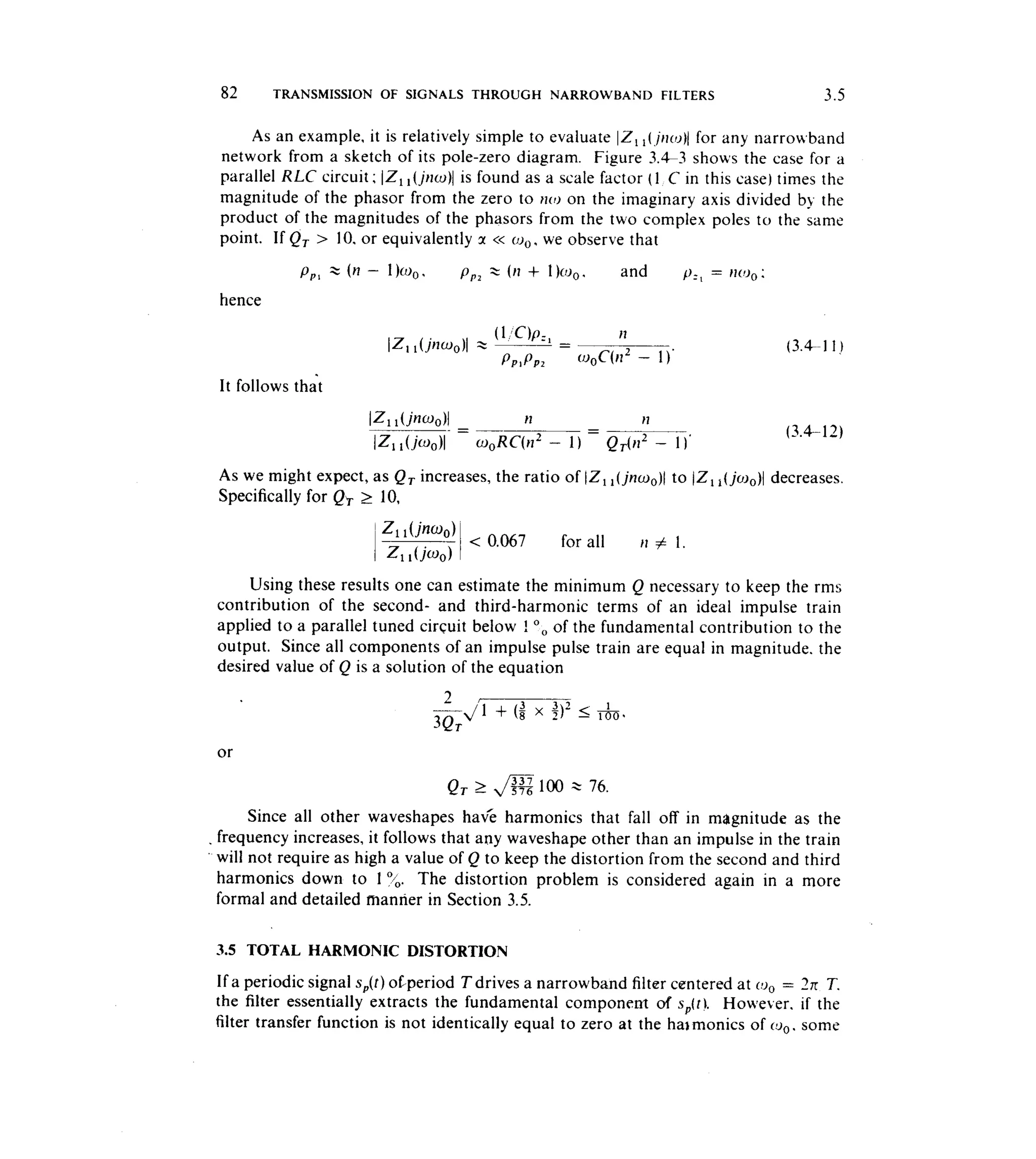 Communications circuits of clarke & hess