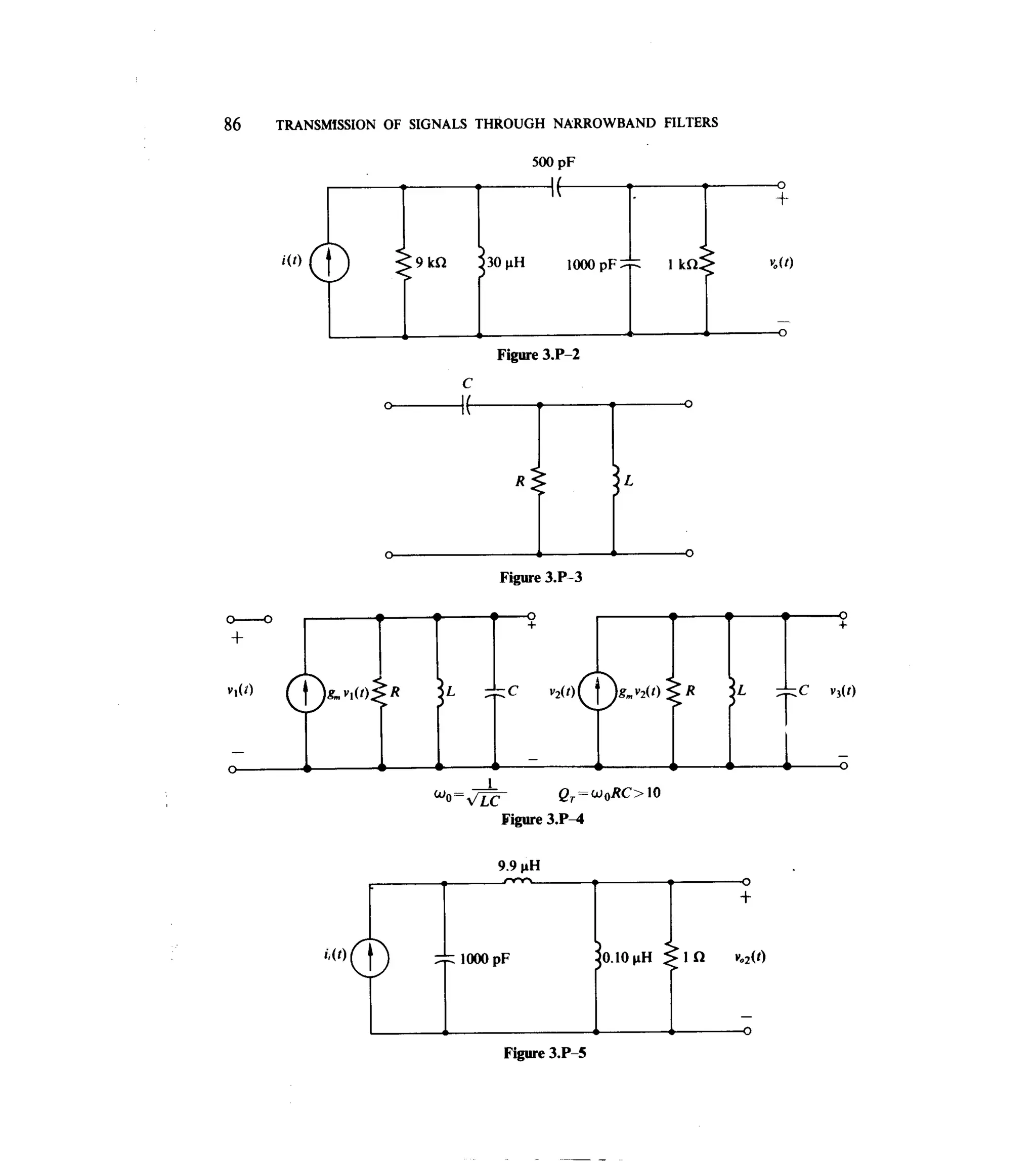 Communications circuits of clarke & hess