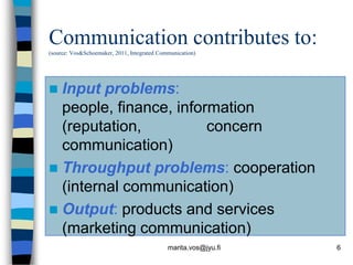Communication Scorecard by Vos & Schoemaker | PPTX | Business ...