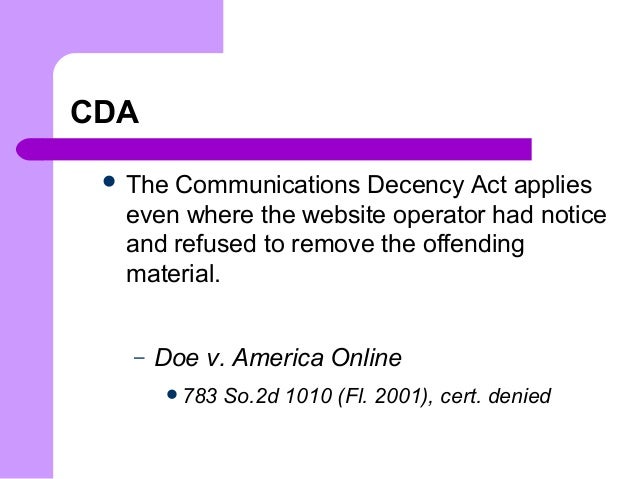 The Communications Decency Act with Maria Crimi Speth